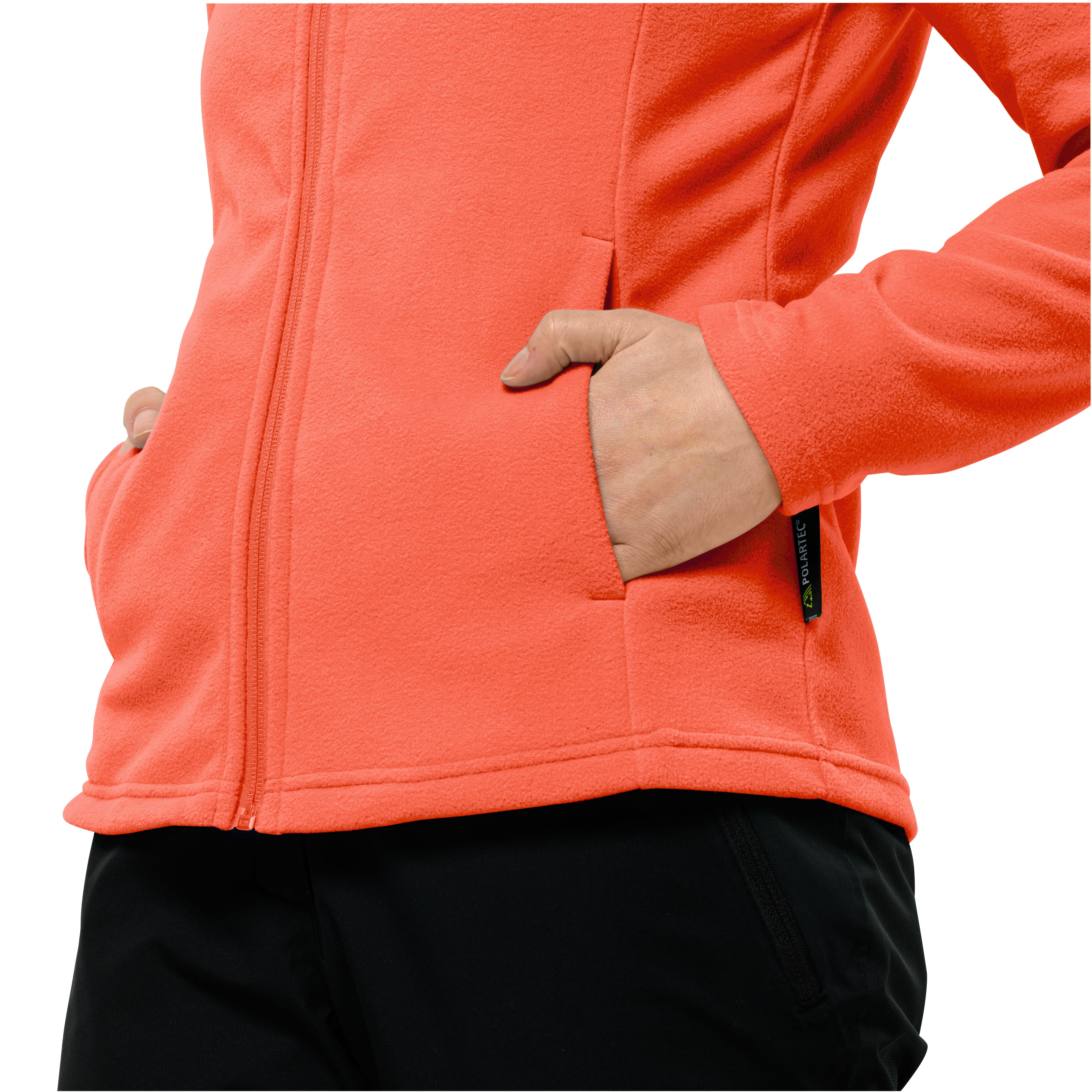 Jack Wolfskin Fleecejack Taunus lichte, rekbare, ademende midlayer