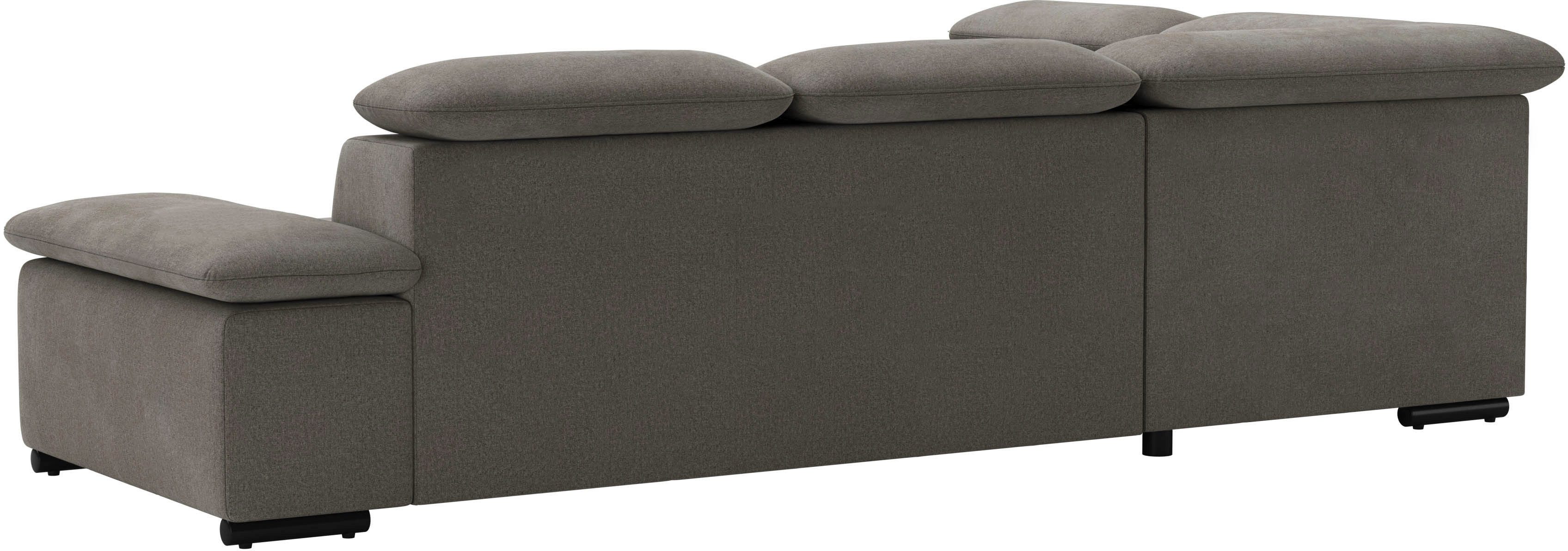sit&more Hoekbank Alcudia L-vorm met armverstelling, optionele hoofdeindverstelling en bedfunctie