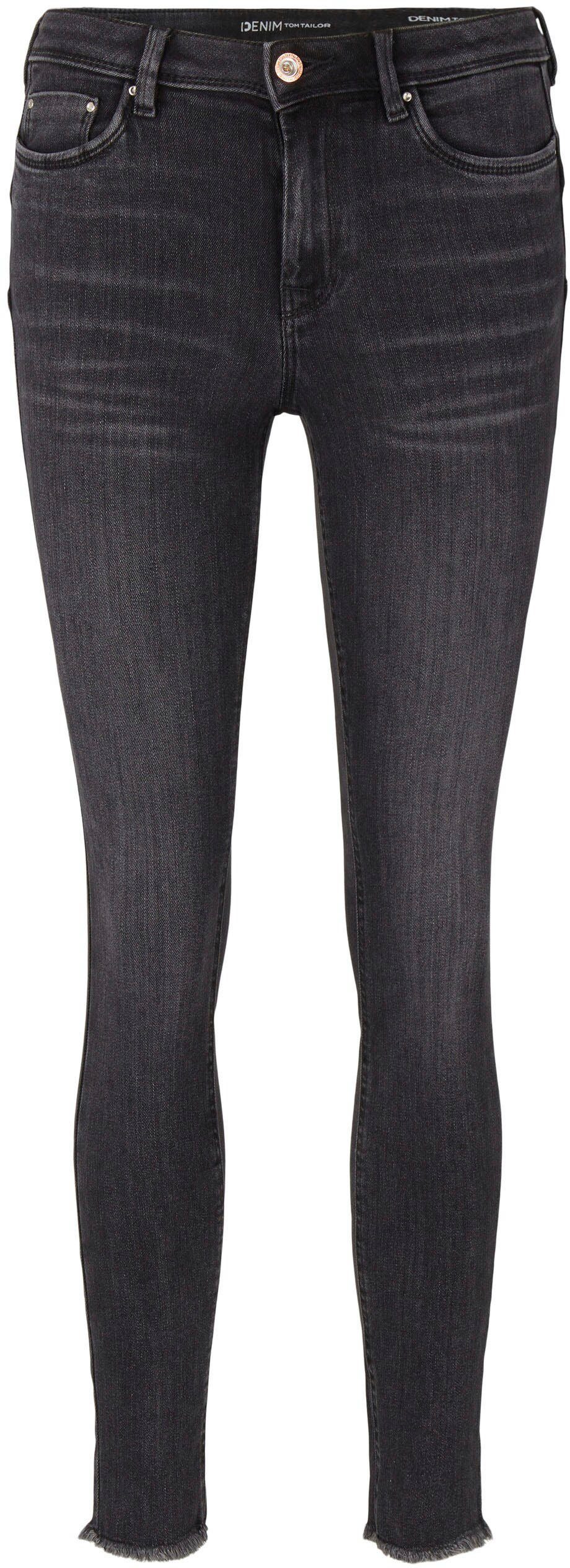 Tom Tailor Denim Skinny fit jeans met push-up effect dames skinny jeans maat 26 grijs