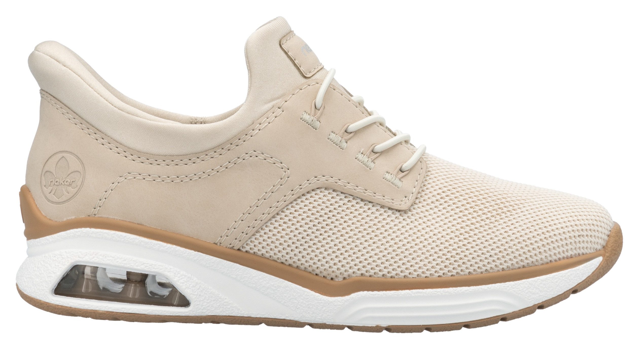 Rieker Slip-on sneakers Ready2GO , vrijetijdssneaker, lage schoen, instapschoen, elastische band, elastische instap