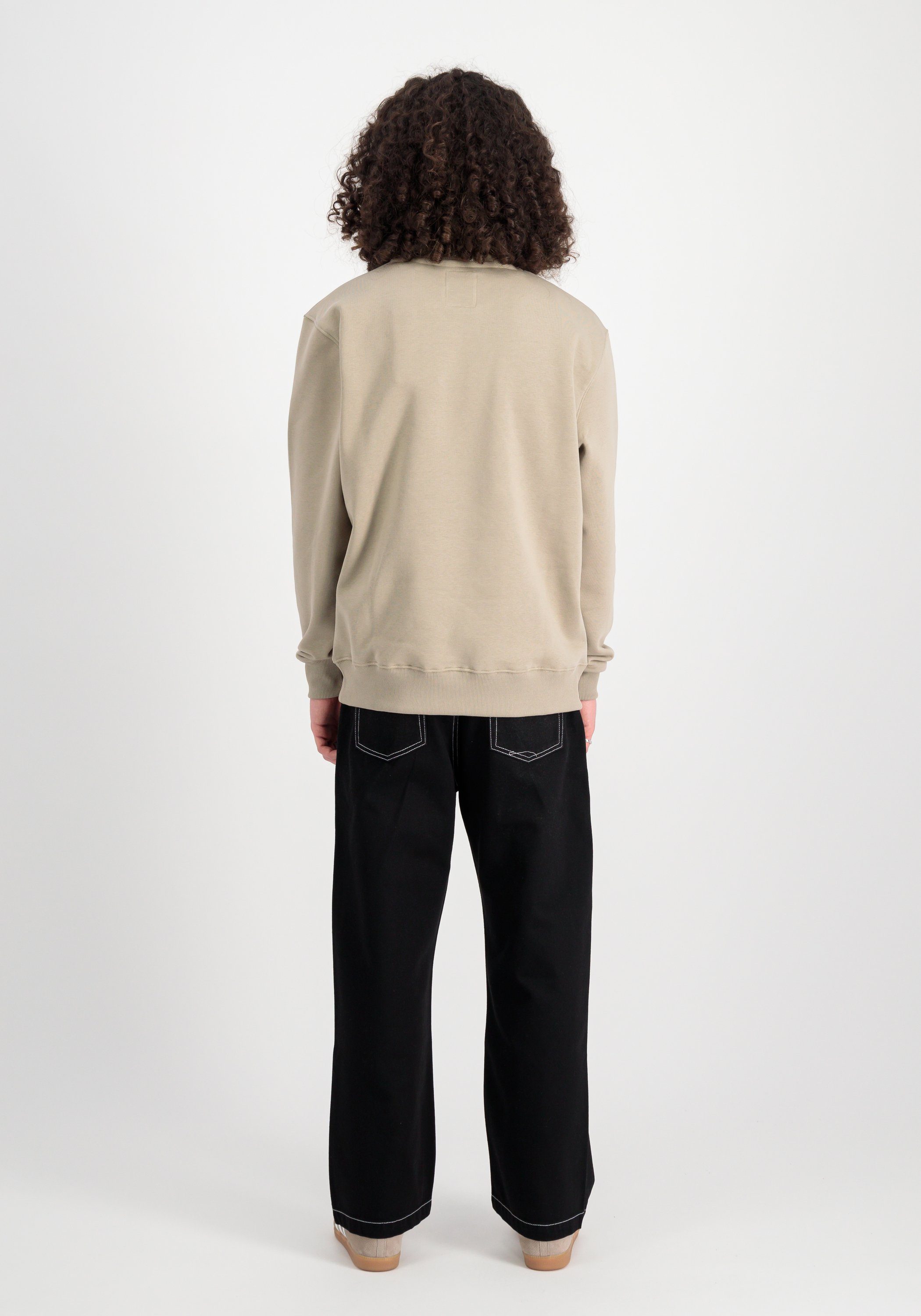 Alpha Industries Sweater ALPHA INDUSTRIES Men - Sweatshirts Basic Sweater Carbon