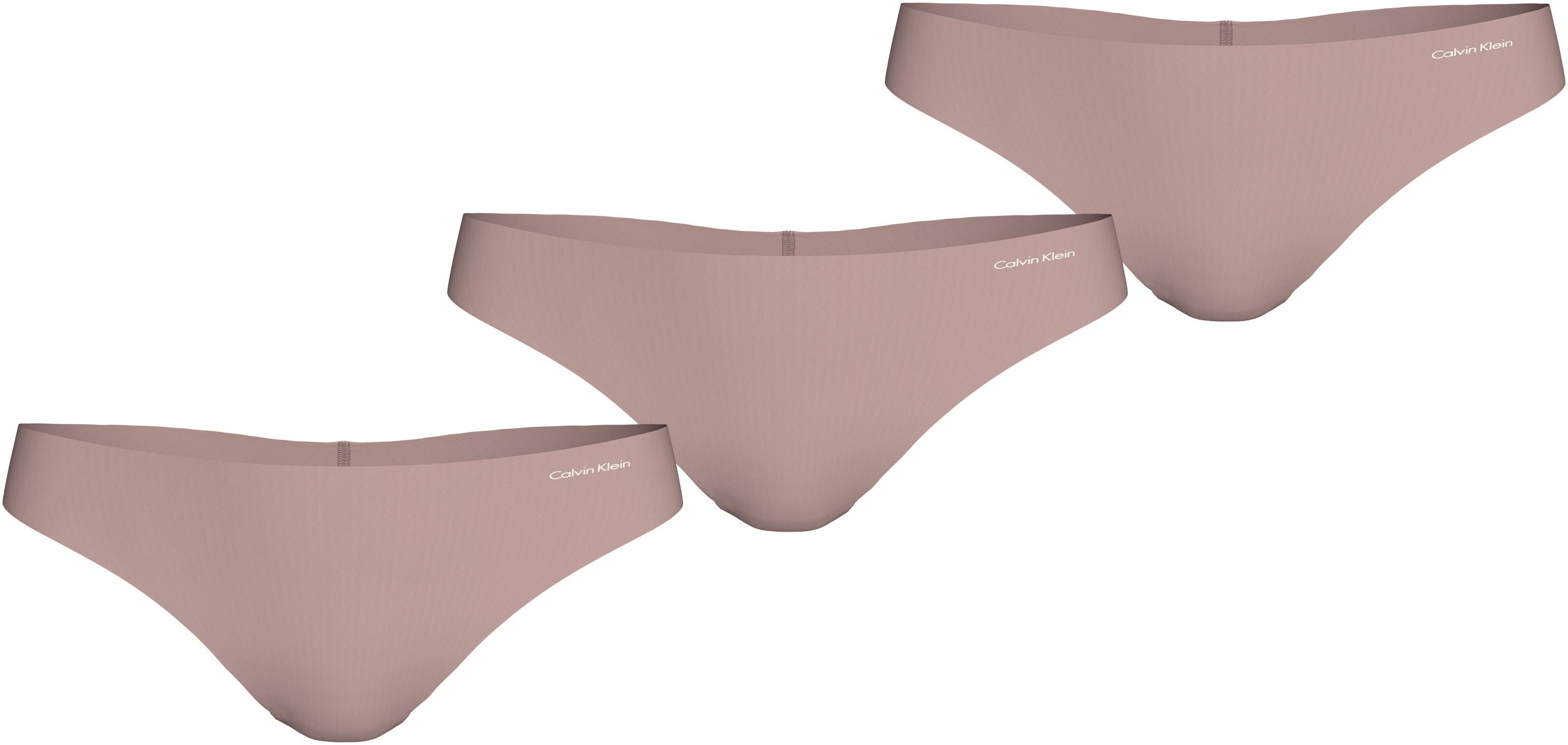 Calvin Klein Tanga THONG 3PK met logo-opschrift (Set van 3)