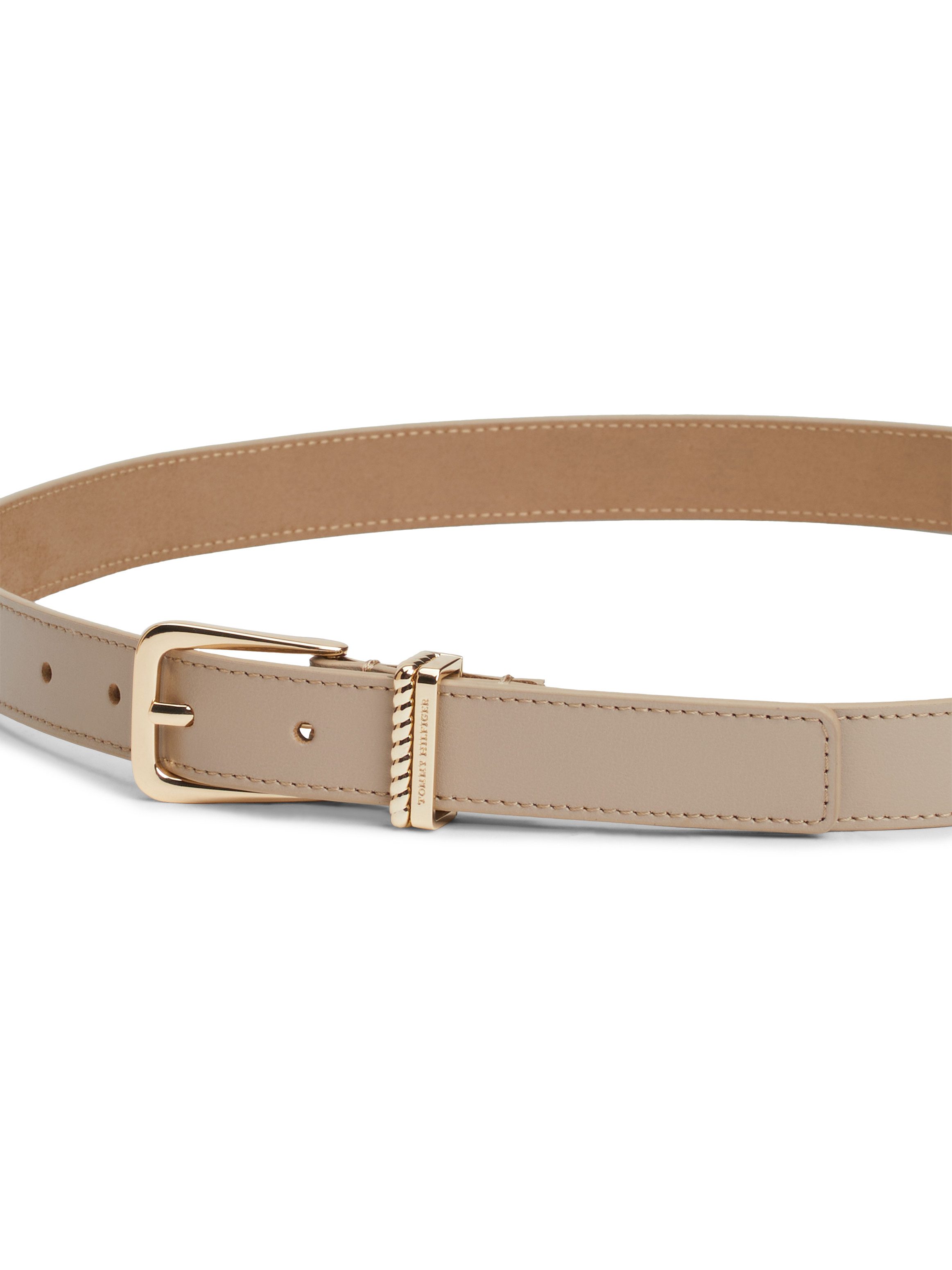 Tommy Hilfiger Leren riem TH LUXE 2.5 met gestempeld logo