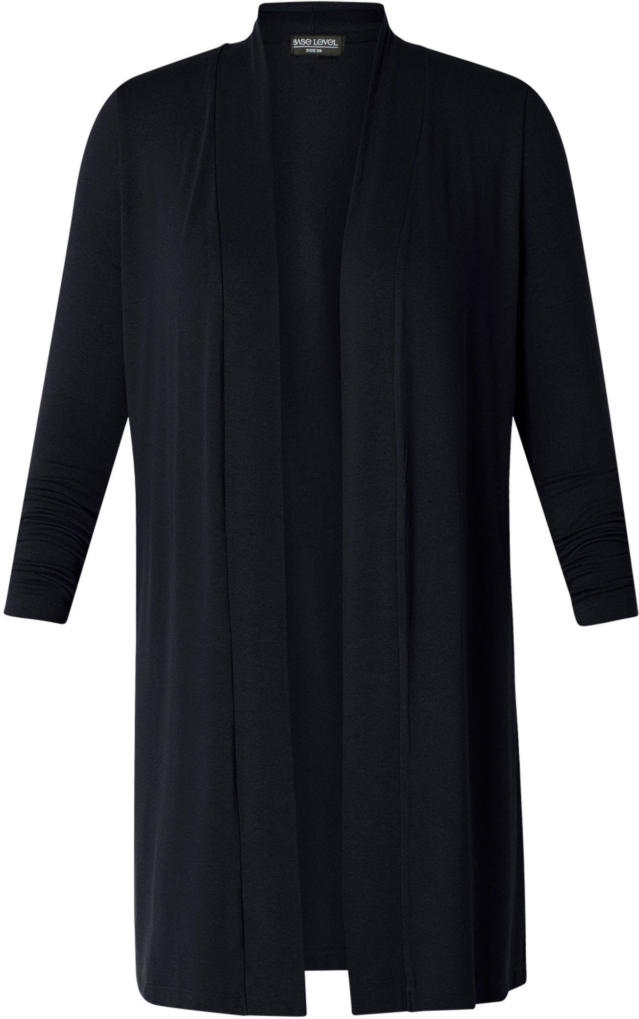 Base Level Curvy Lang vest Ayla Long Ruimvallende, zachte tricotkwaliteit