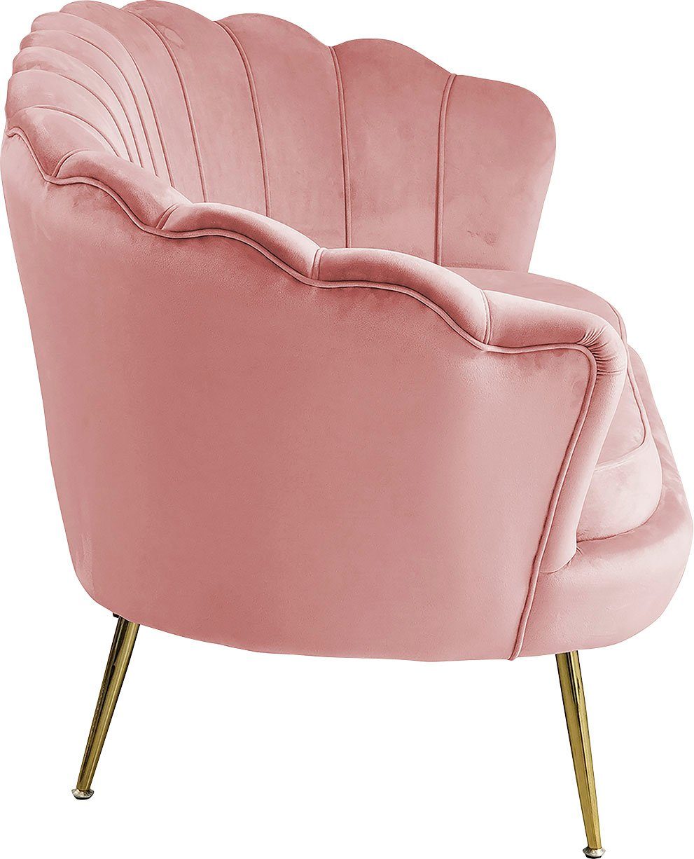 SalesFever 2-zitsbank Clam opvallend schelpdesign, breedte 136 cm
