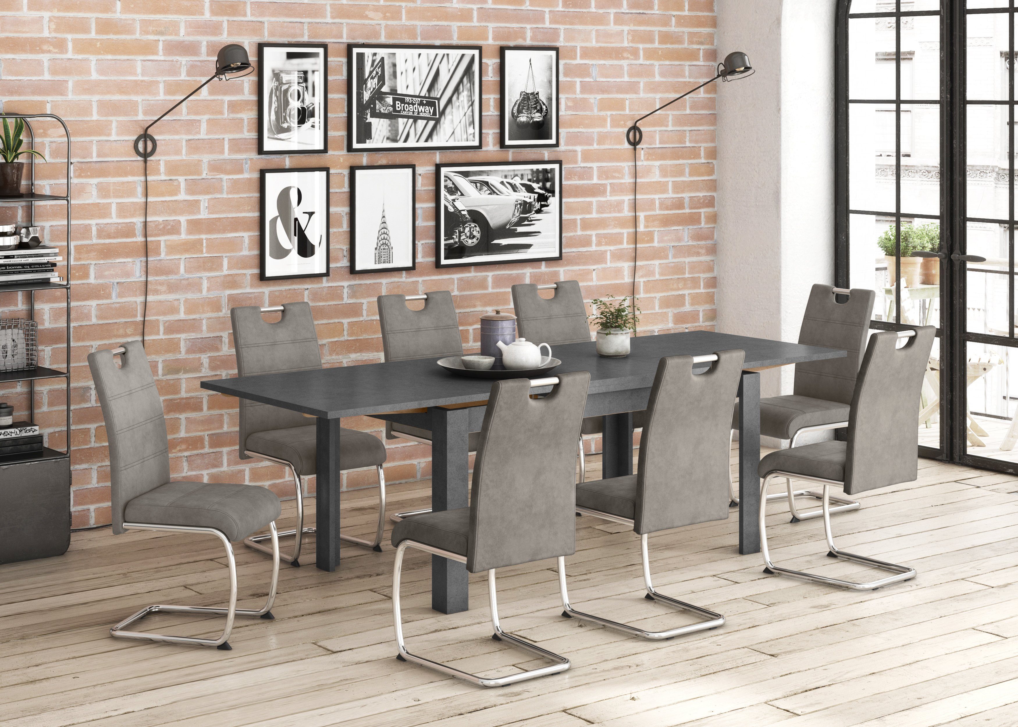 Mäusbacher Eettafel Monti BESTSELLER!, tafel, keukentafel, uitschuifbare tafel tot 280 cm