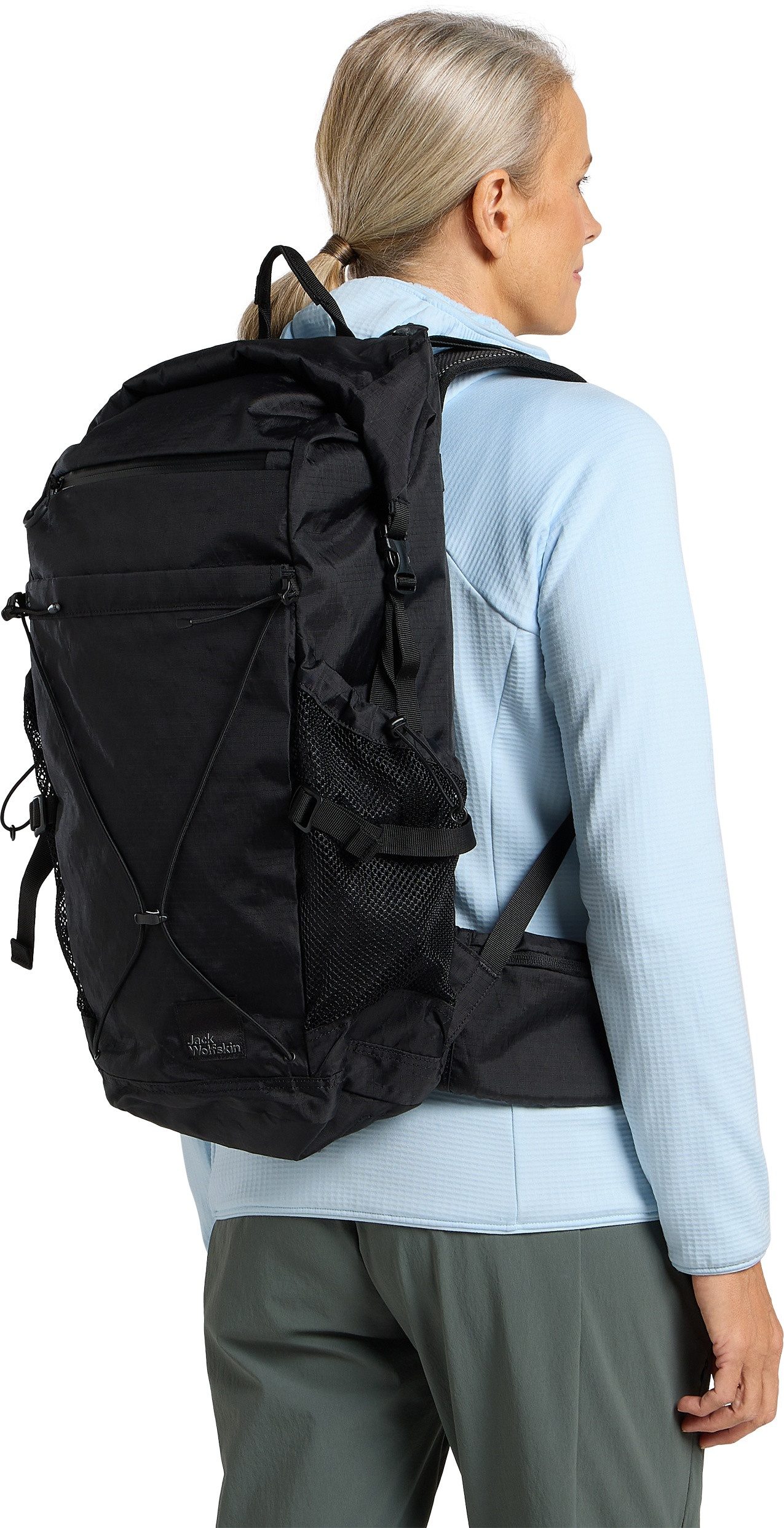 Jack Wolfskin Wandermood Rolltop 30 Wandelrugzak One Size granite black granite black