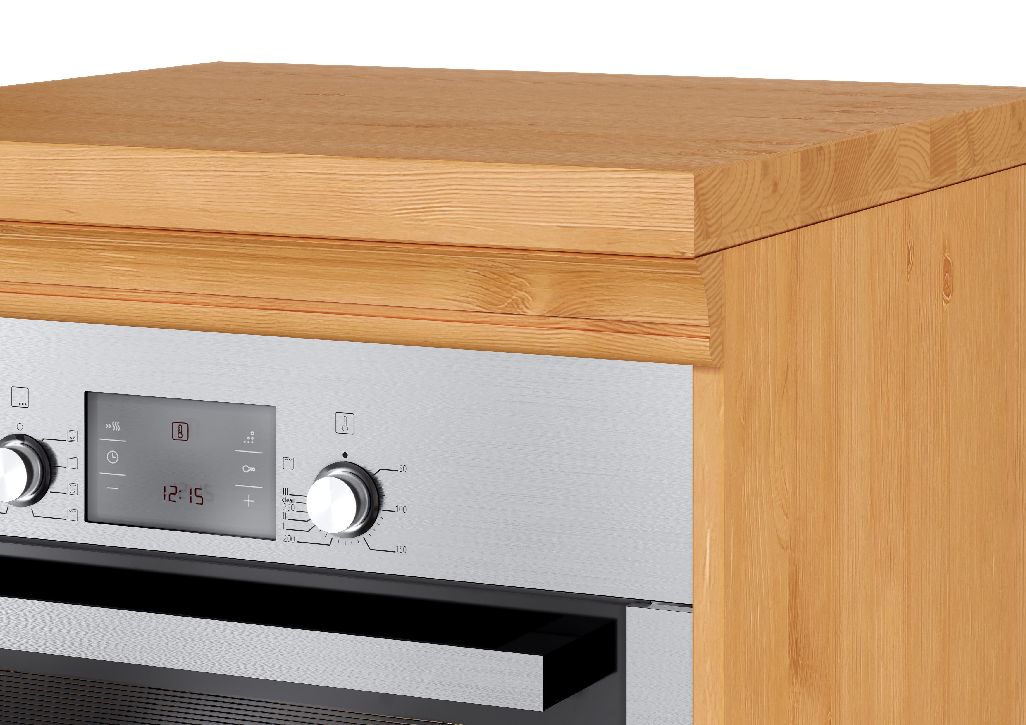 Home affaire Ombouwkast voor oven Rügen Breedte 60 cm, massief grenen, nismaat fornuis B/D/H 56,7/54,2/60,5 cm