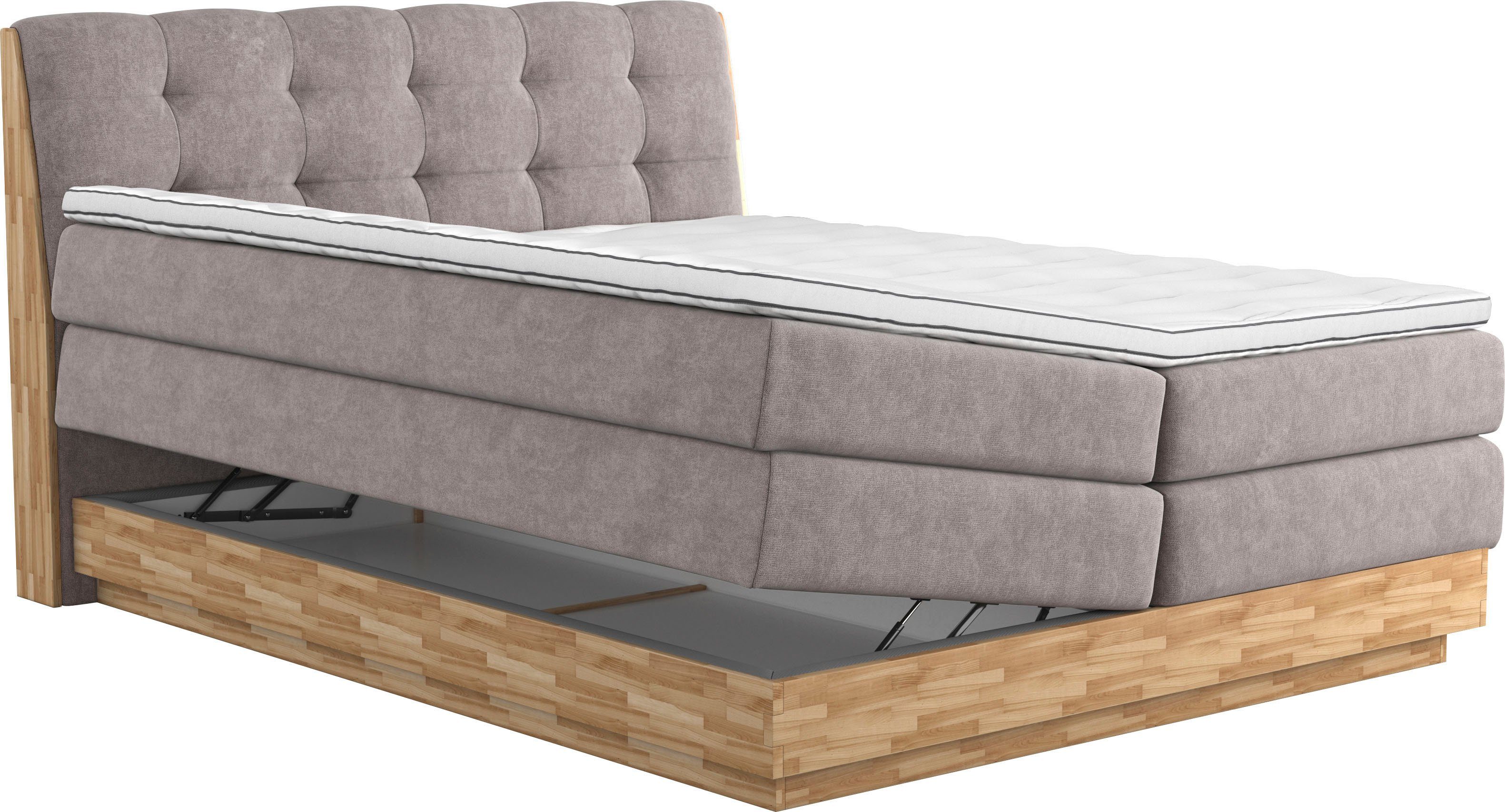 Home affaire Boxspring Naome Boxspring bed, inclusief matrastopper
