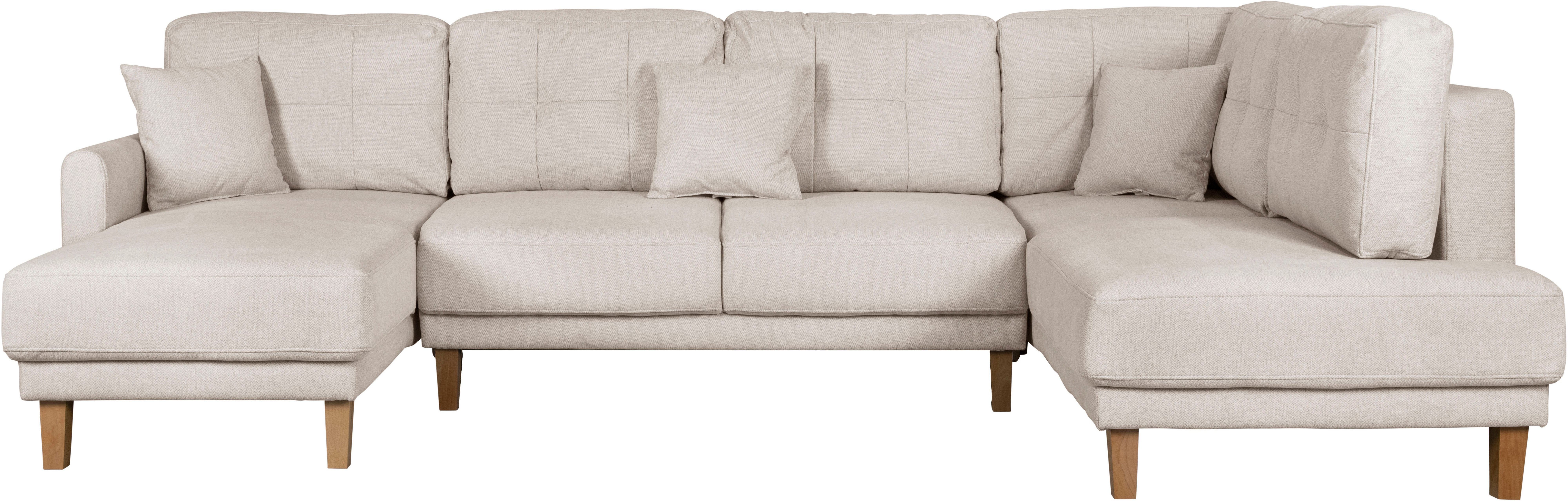 Home affaire Zithoek TRIPLO U-vorm optioneel met slaapfunctie, B/D/H: 310/192/90 cm (3-delig)