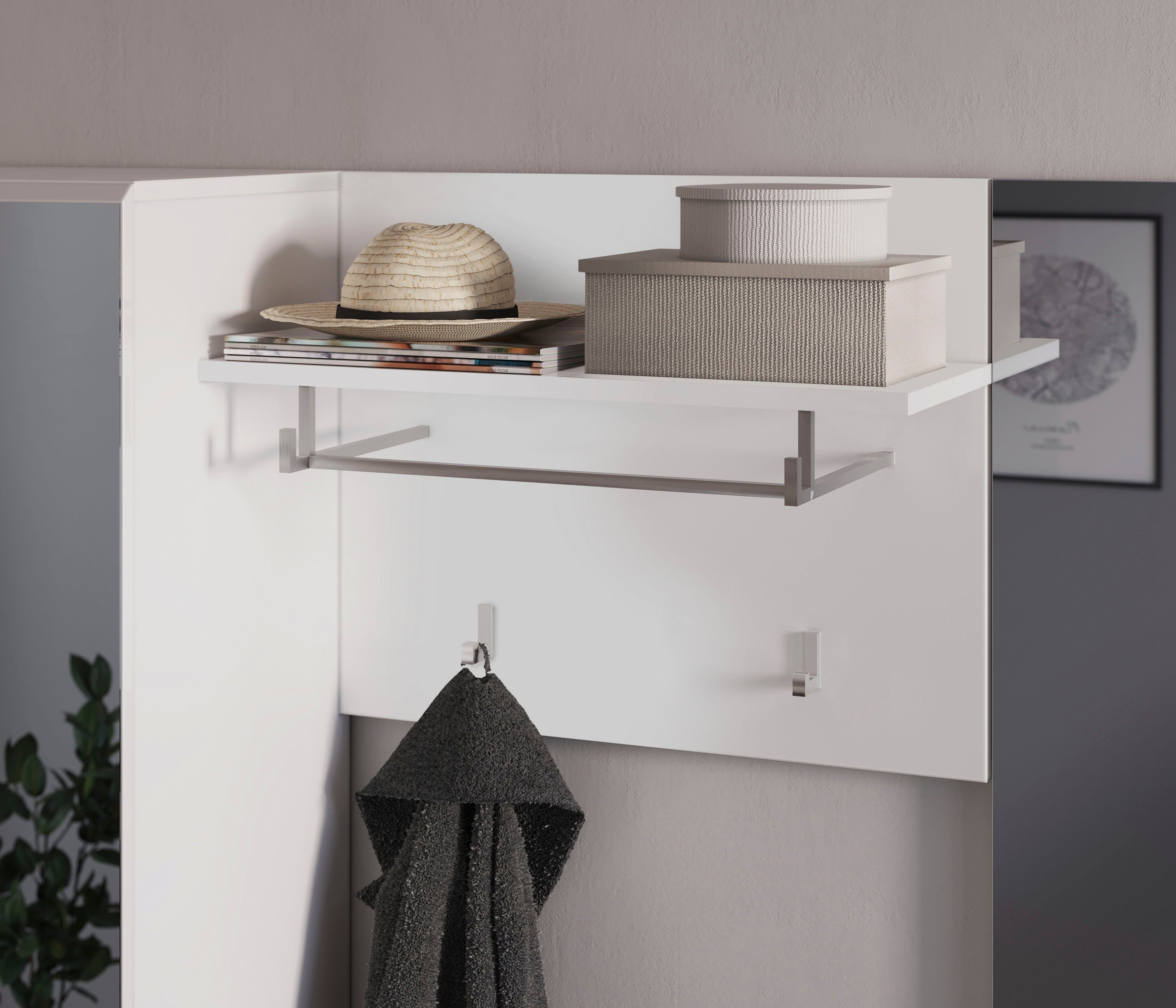 INOSIGN Halmeubelset Malmö, Breedte 115 cm, MDF Front met groeffrezing, 4-delig, bestaande uit: (4-delig)