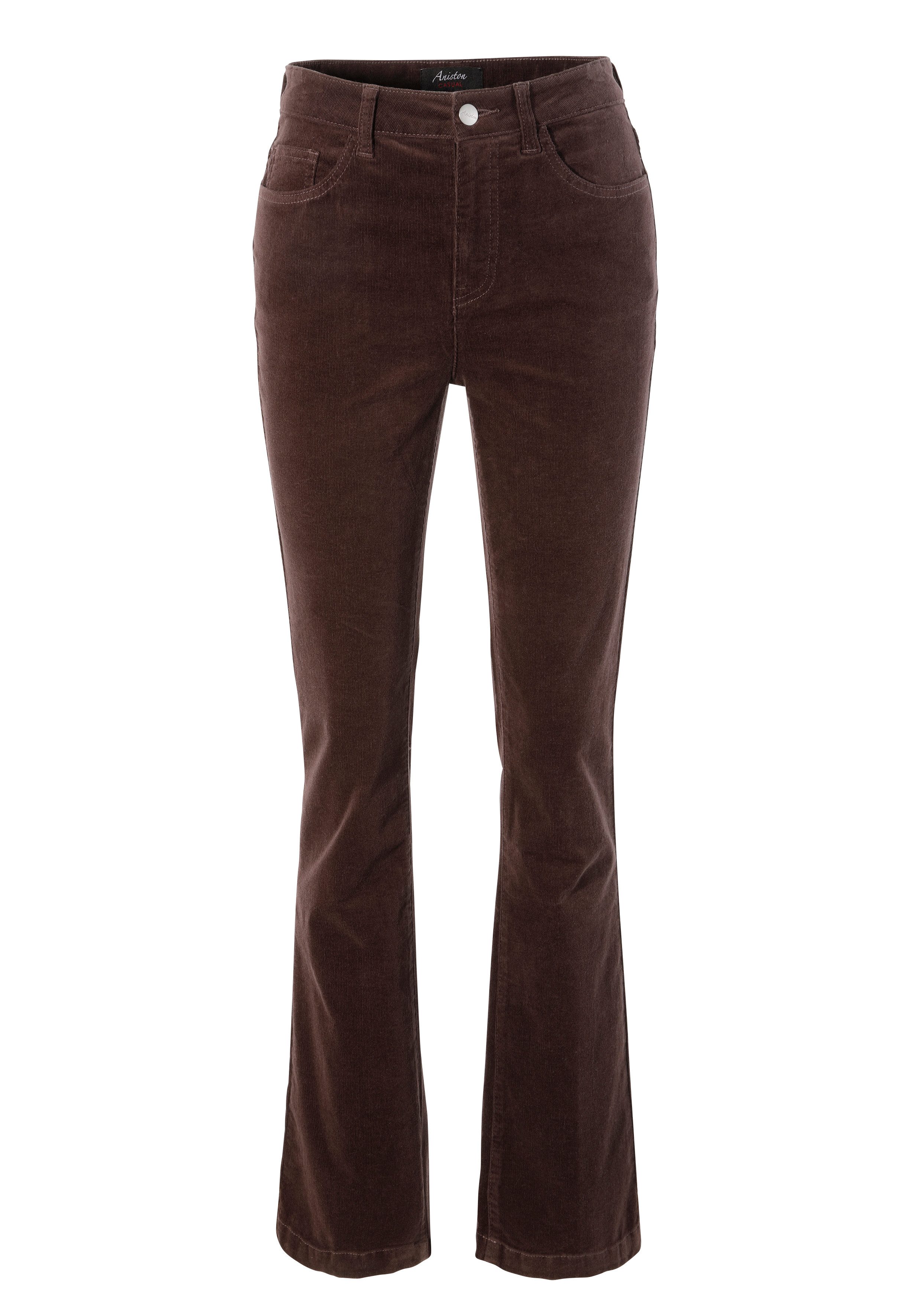 Aniston CASUAL Cordbroek in trendy bootcut-vorm