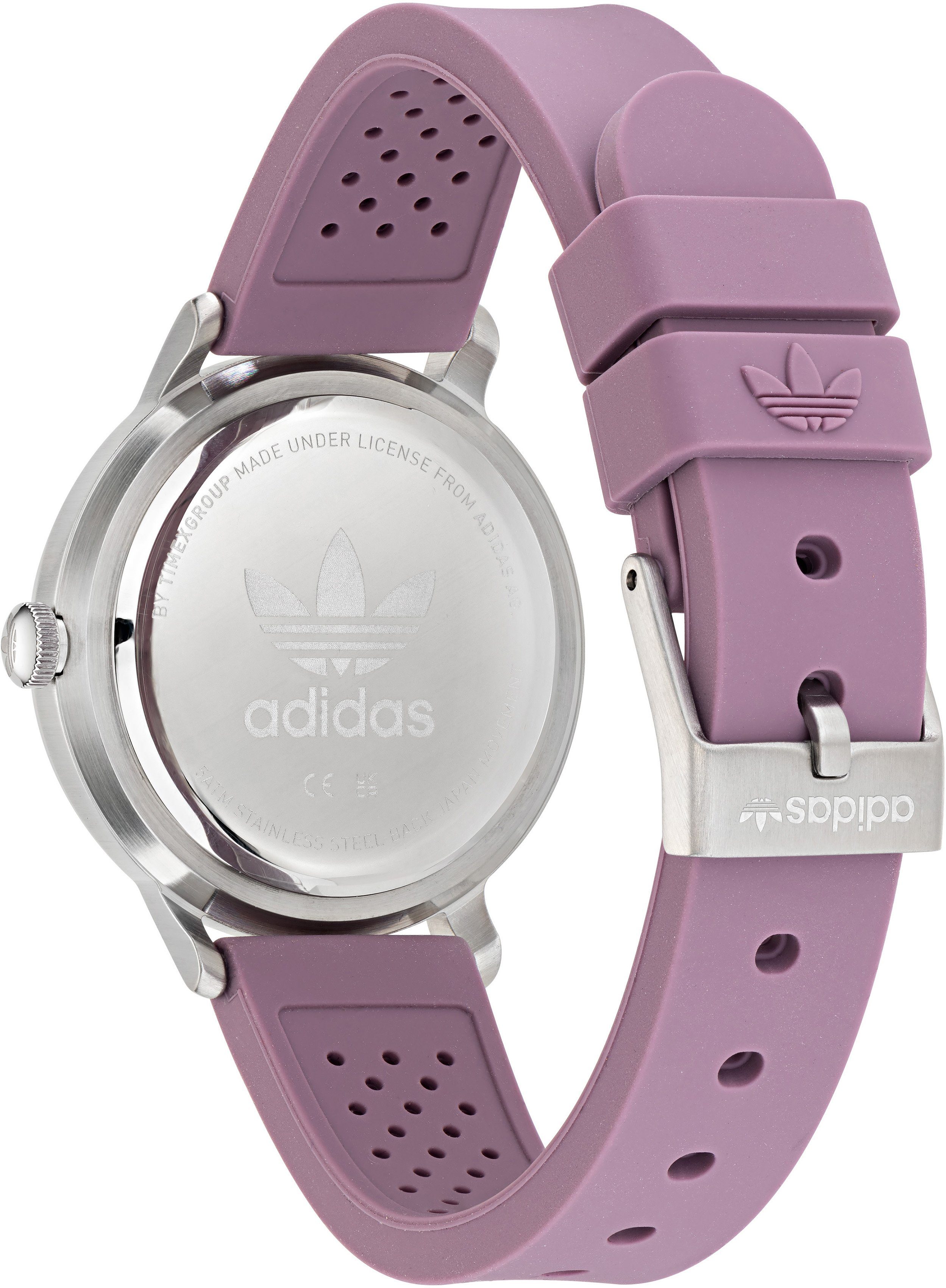 adidas Originals Kwartshorloge CODE ONE SMALL Polshorloge, Dameshorloge, Siliconen band