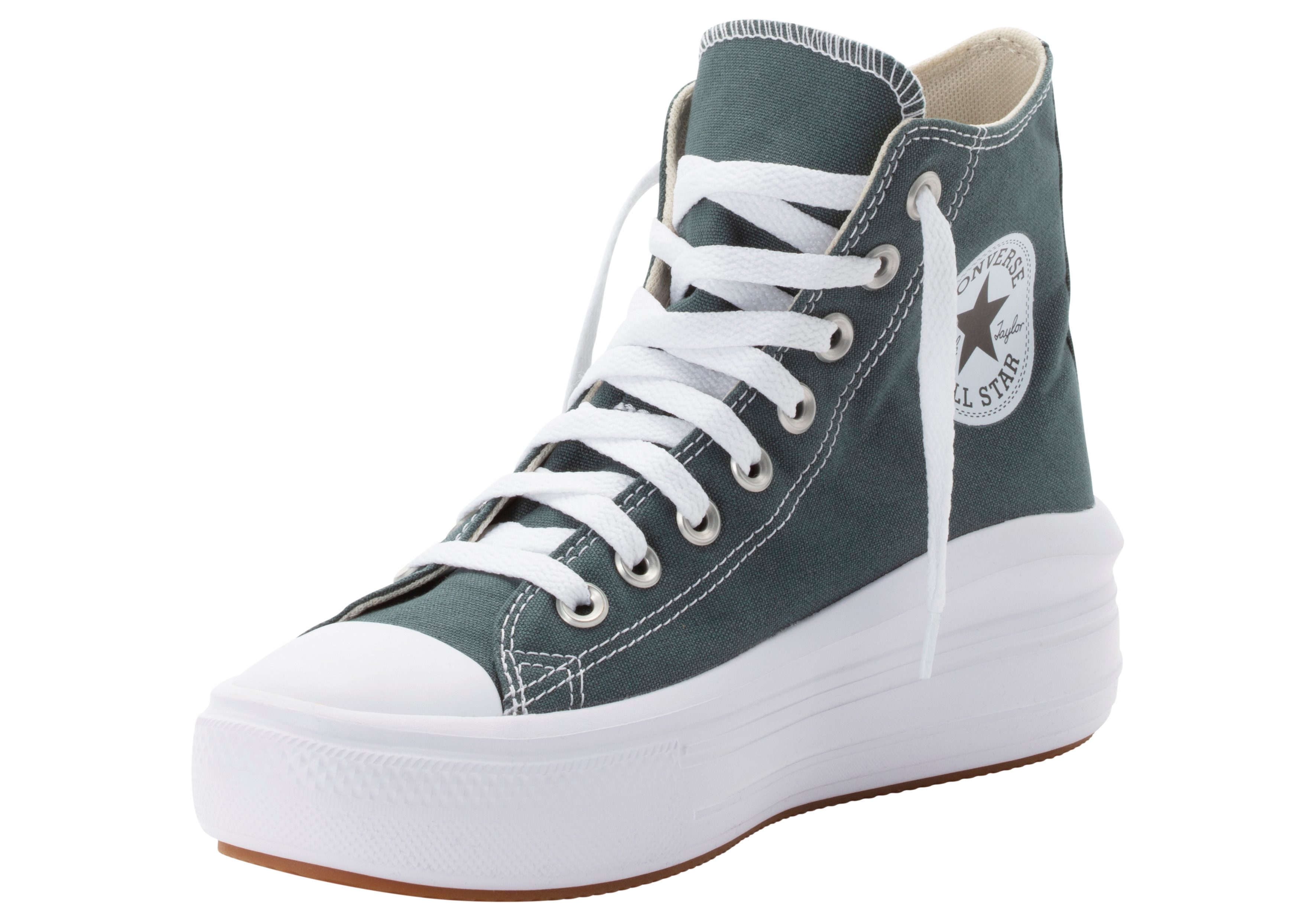 Converse Sneakers CHUCK TAYLOR ALL STAR MOVE PLATFORM dames schoenen maat 37 groen