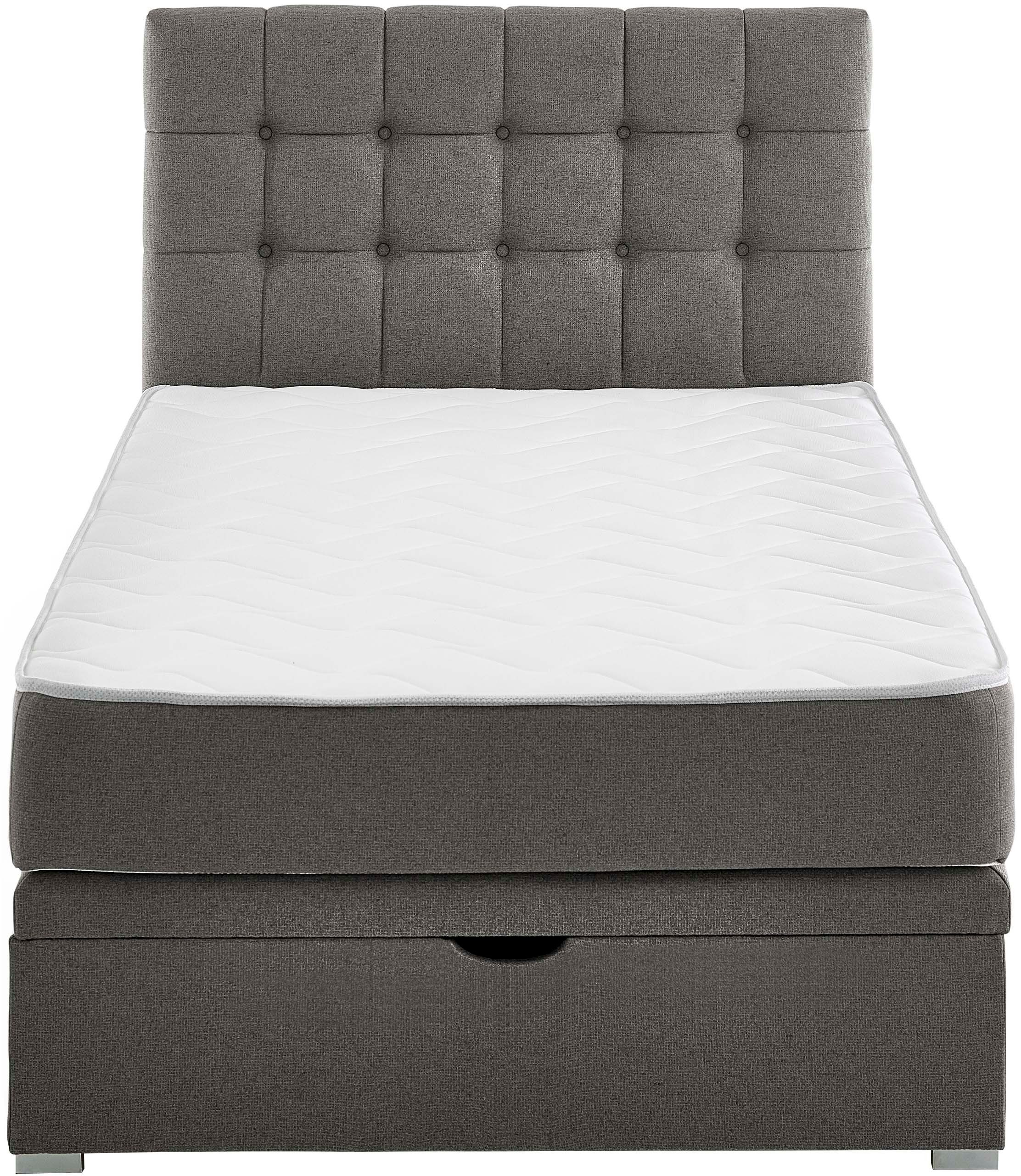 ATLANTIC home collection Boxspring Riona, uitbreidbaar naar een dubbel- en familiebad keuze uit 120x200cm pocketveringmatras of zonder matras