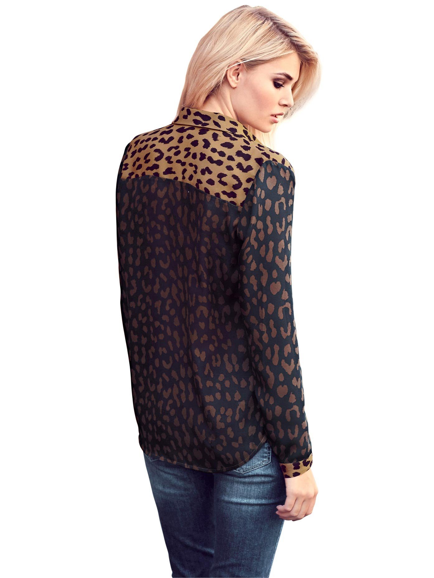 heine Gedessineerde blouse