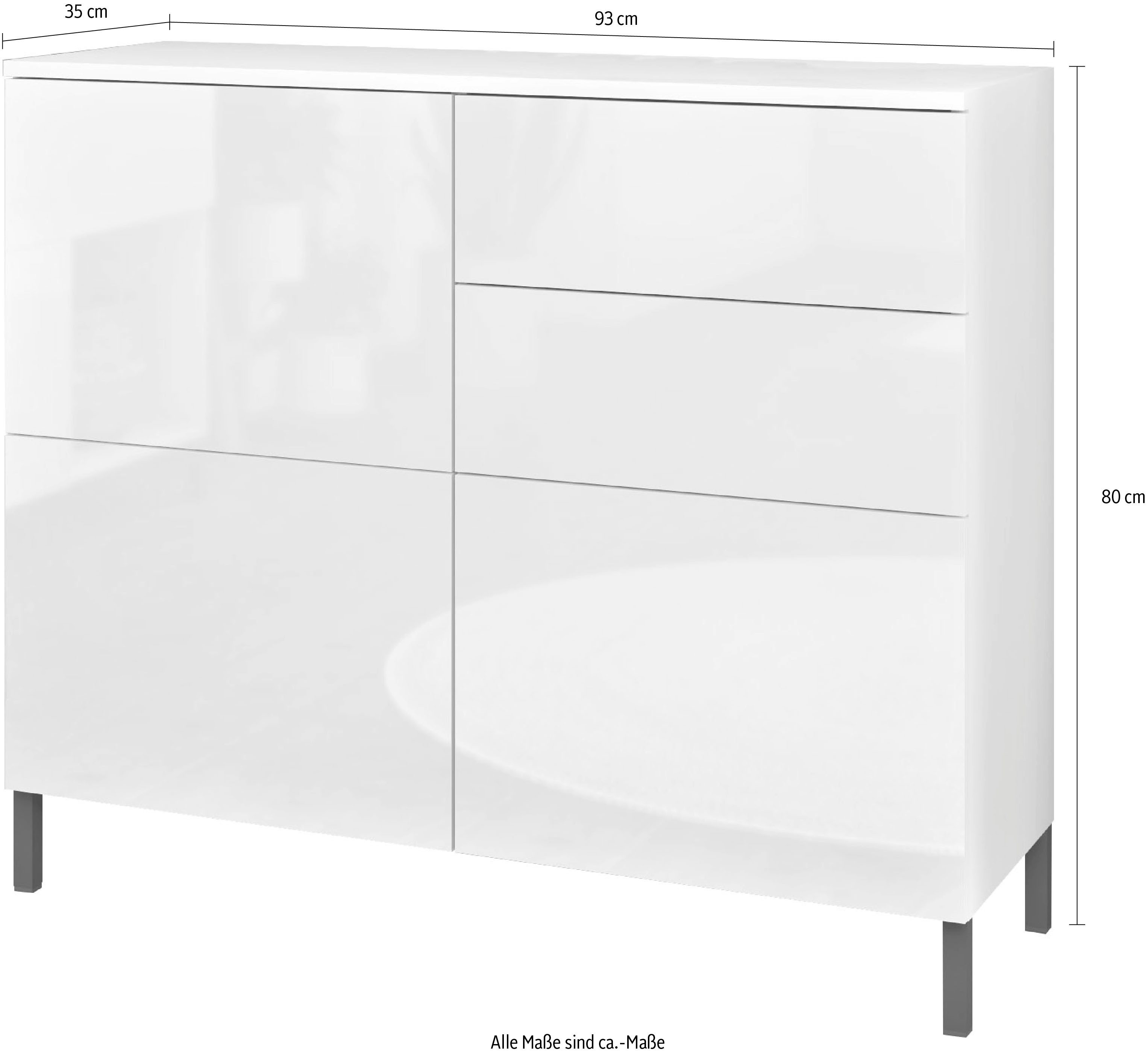 borchardt Möbel Kast Haama Breedte 93 cm