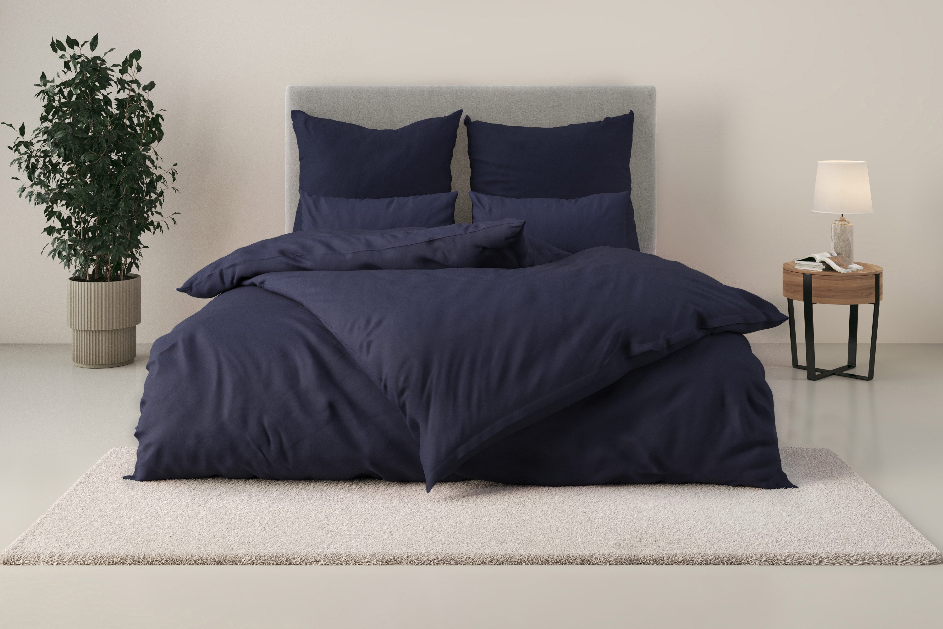 Guido Maria Kretschmer Home&Living Beddengoed Mila in 135x200, 155x220 of 200x200 cm Mako-satin, beddengoed van katoen, effen beddengoed