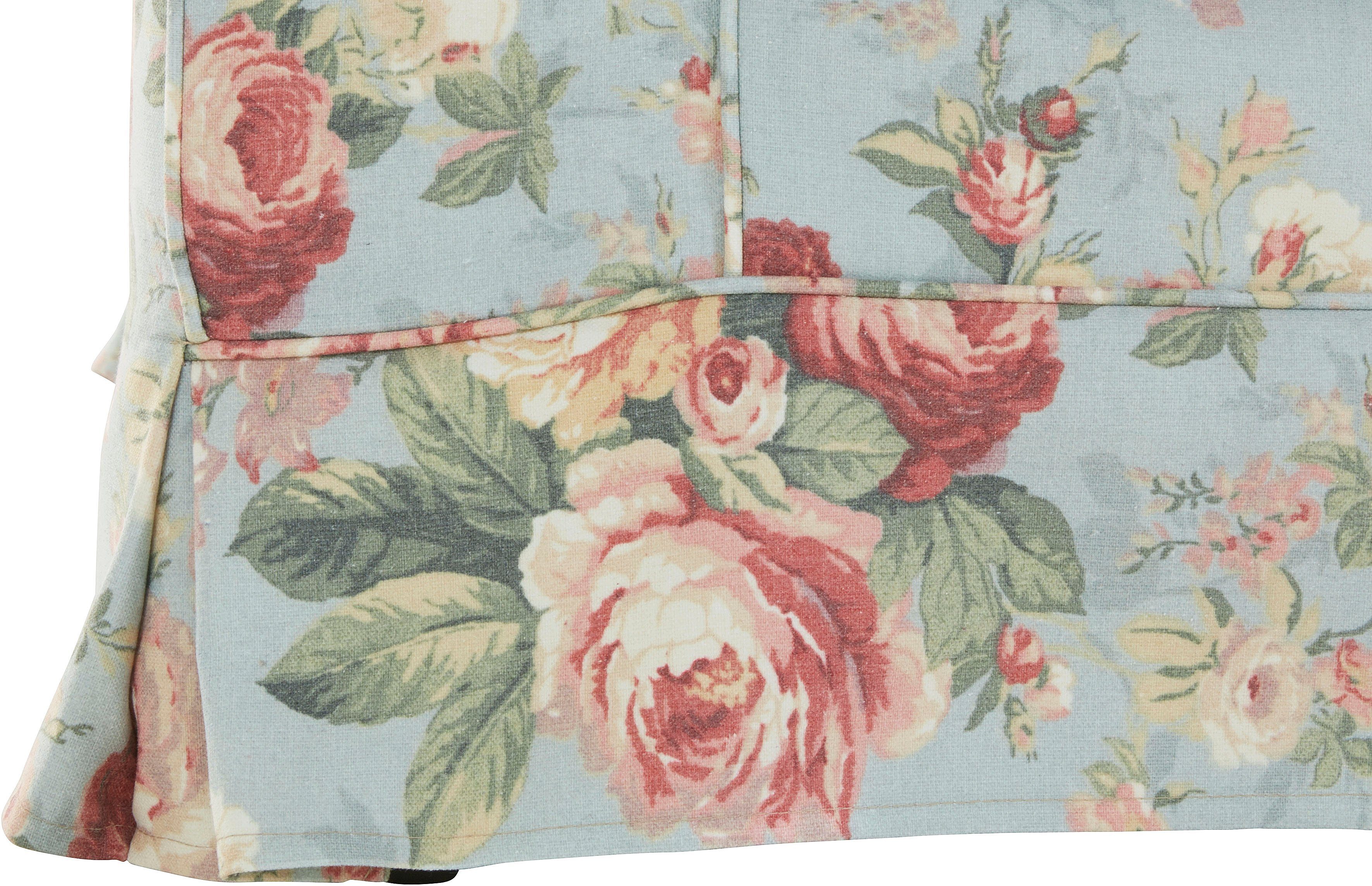 Home affaire Fauteuil Shadmoor Hoezen-look, in uni of met bloemenprint, passend bij de Shadmoor-serie