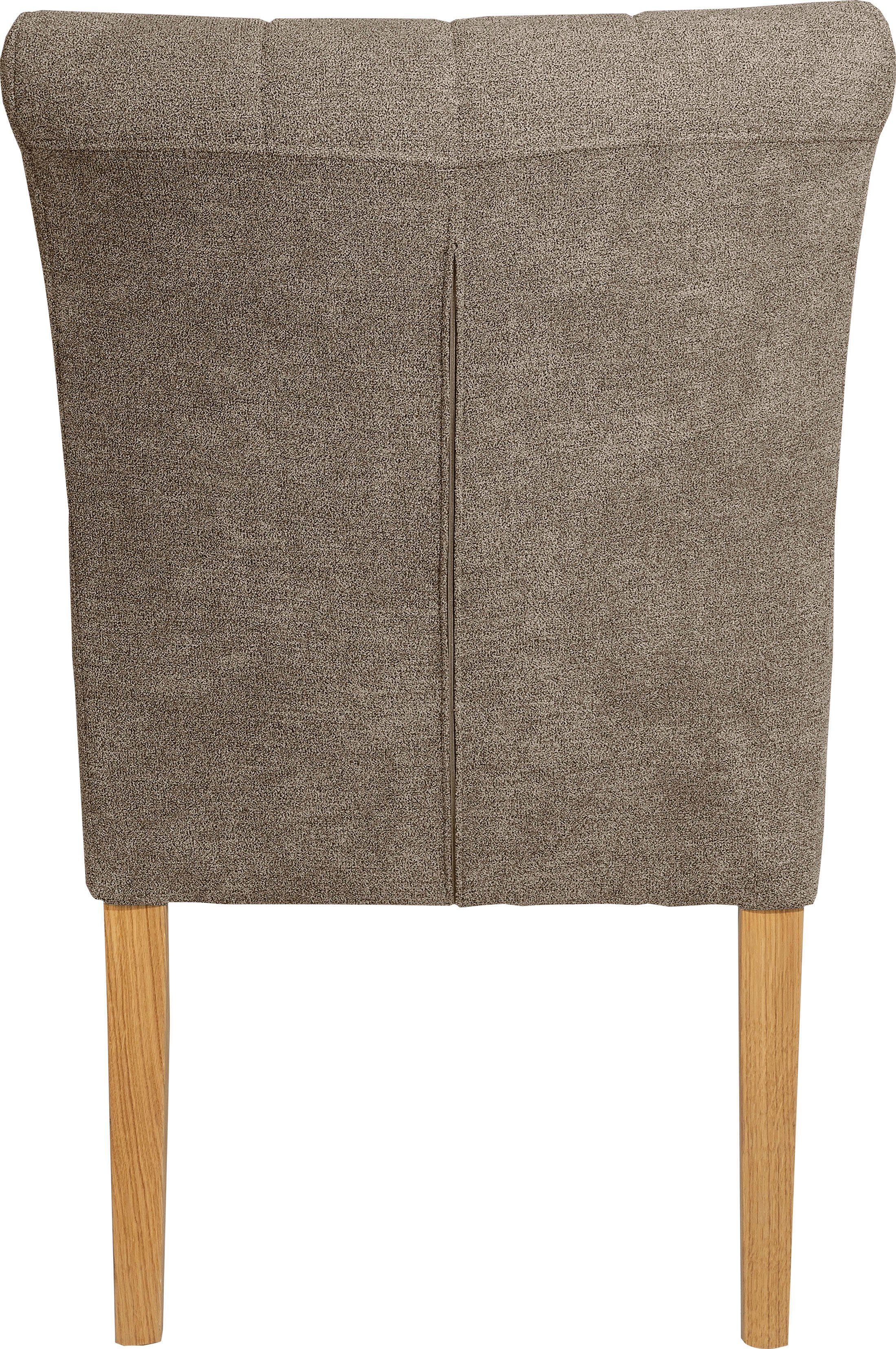 Home affaire Eetkamerstoel King Fauteuil met knoopdetails, gestoffeerde stoel (1 stuk)