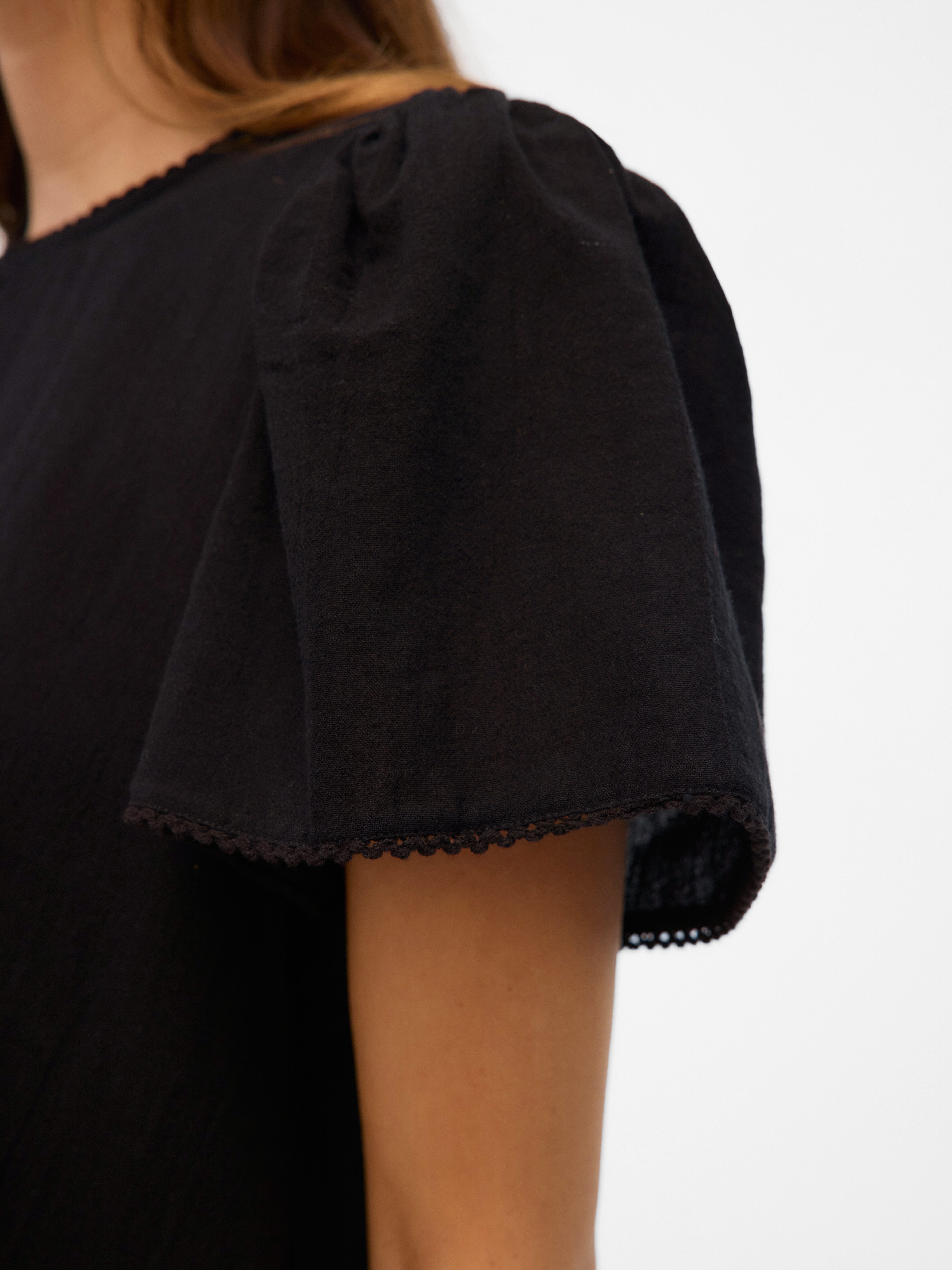 Vero Moda Blouse met korte mouwen VMPRETTY SS TOP WVN GA NOOS