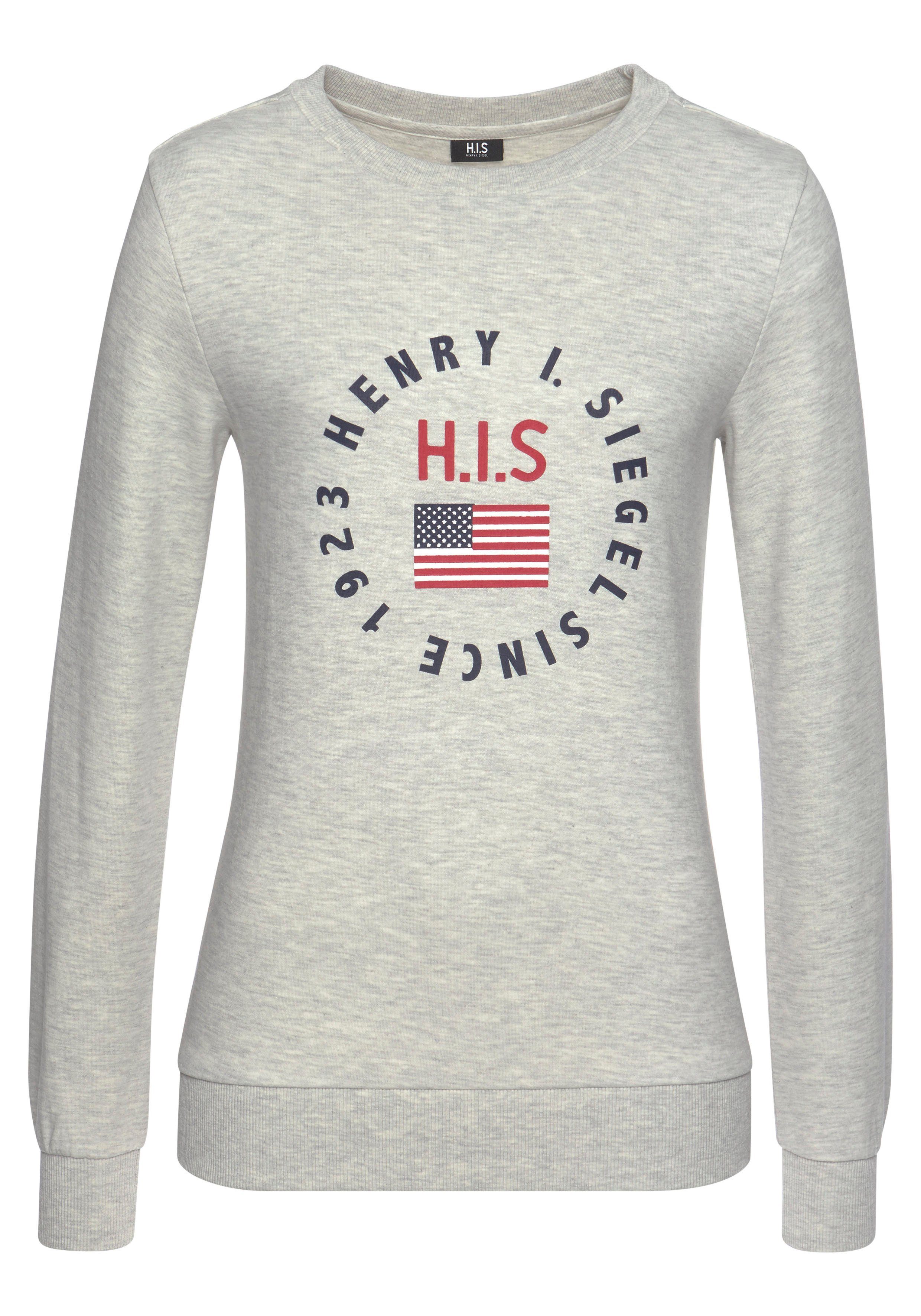 H.I.S Sweatshirt met logoprint, loungepak