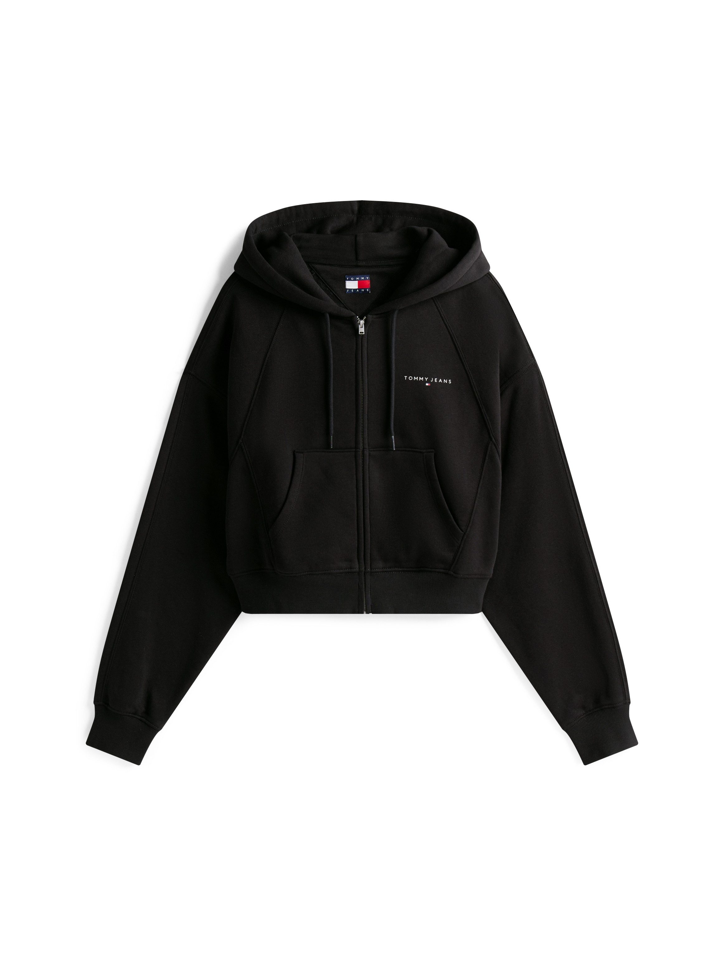 TOMMY JEANS Capuchonsweatvest TJW BXY CRP LINEAR ZIP THRU EXT