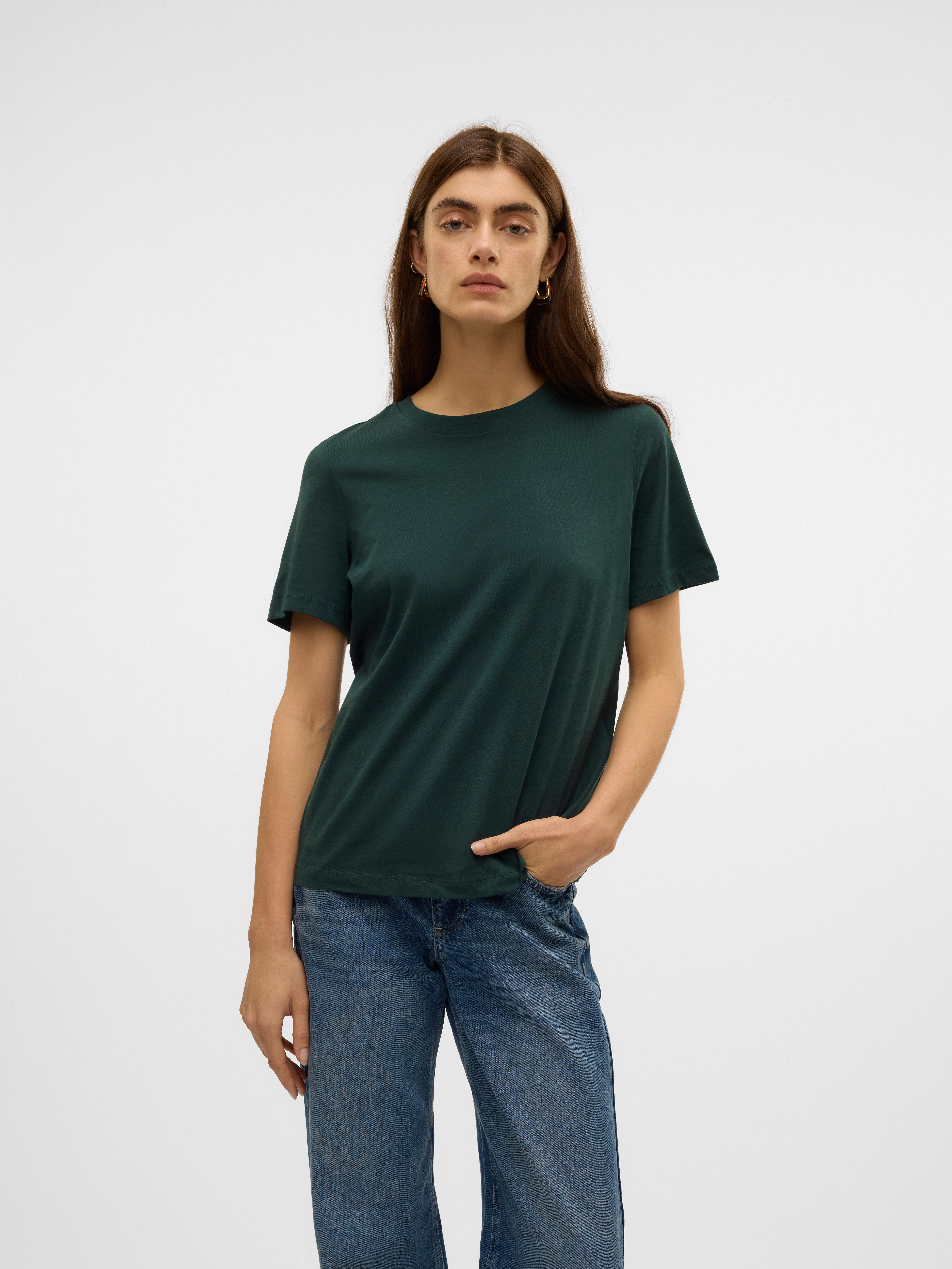 Vero Moda Shirt met korte mouwen VMPAULINA SS T-SHIRT GA JRS NOOS