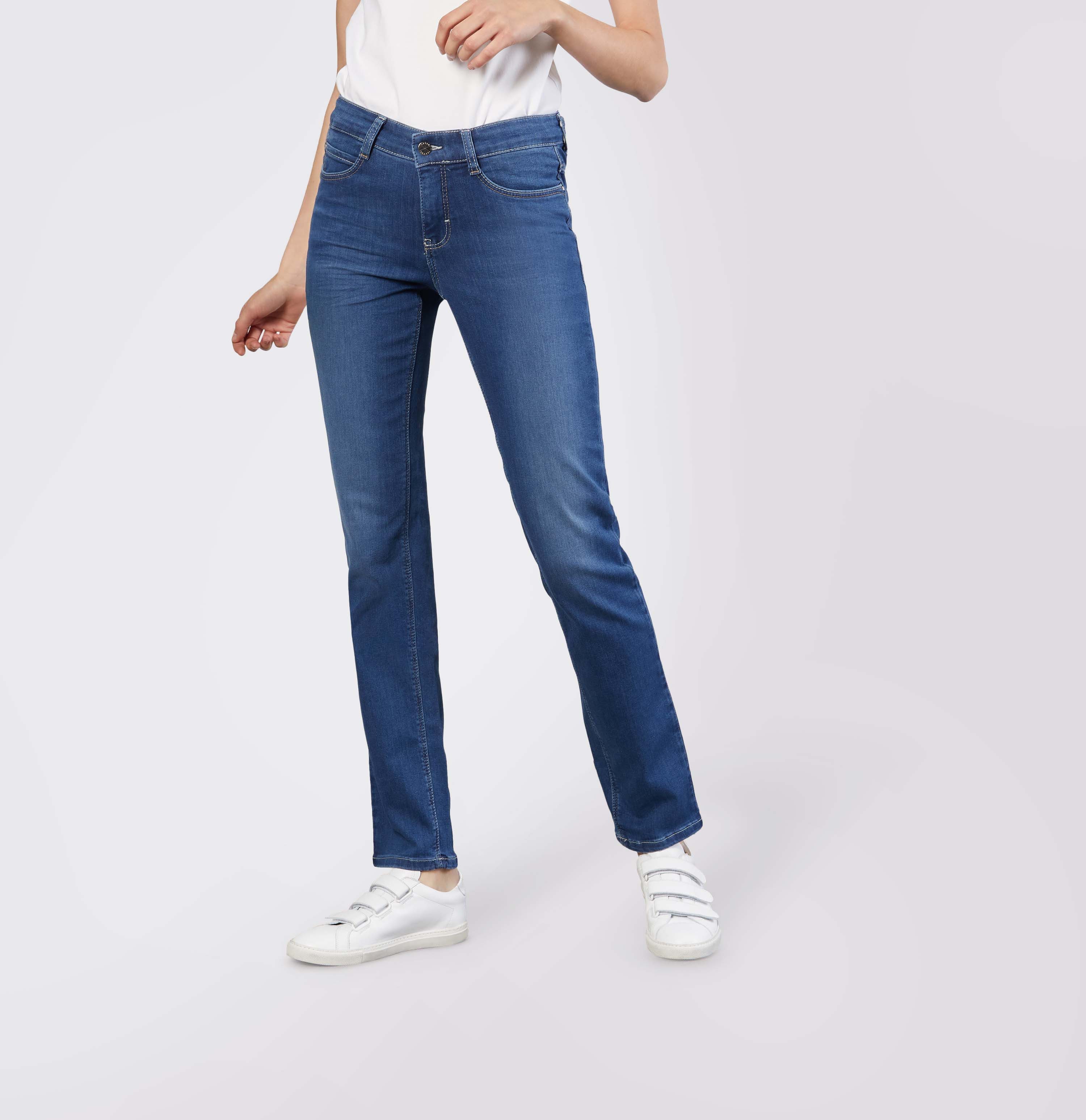 MAC Stretch jeans Dream met stretch voor een perfecte pasvorm dames stretch jeans maat 34 blauw