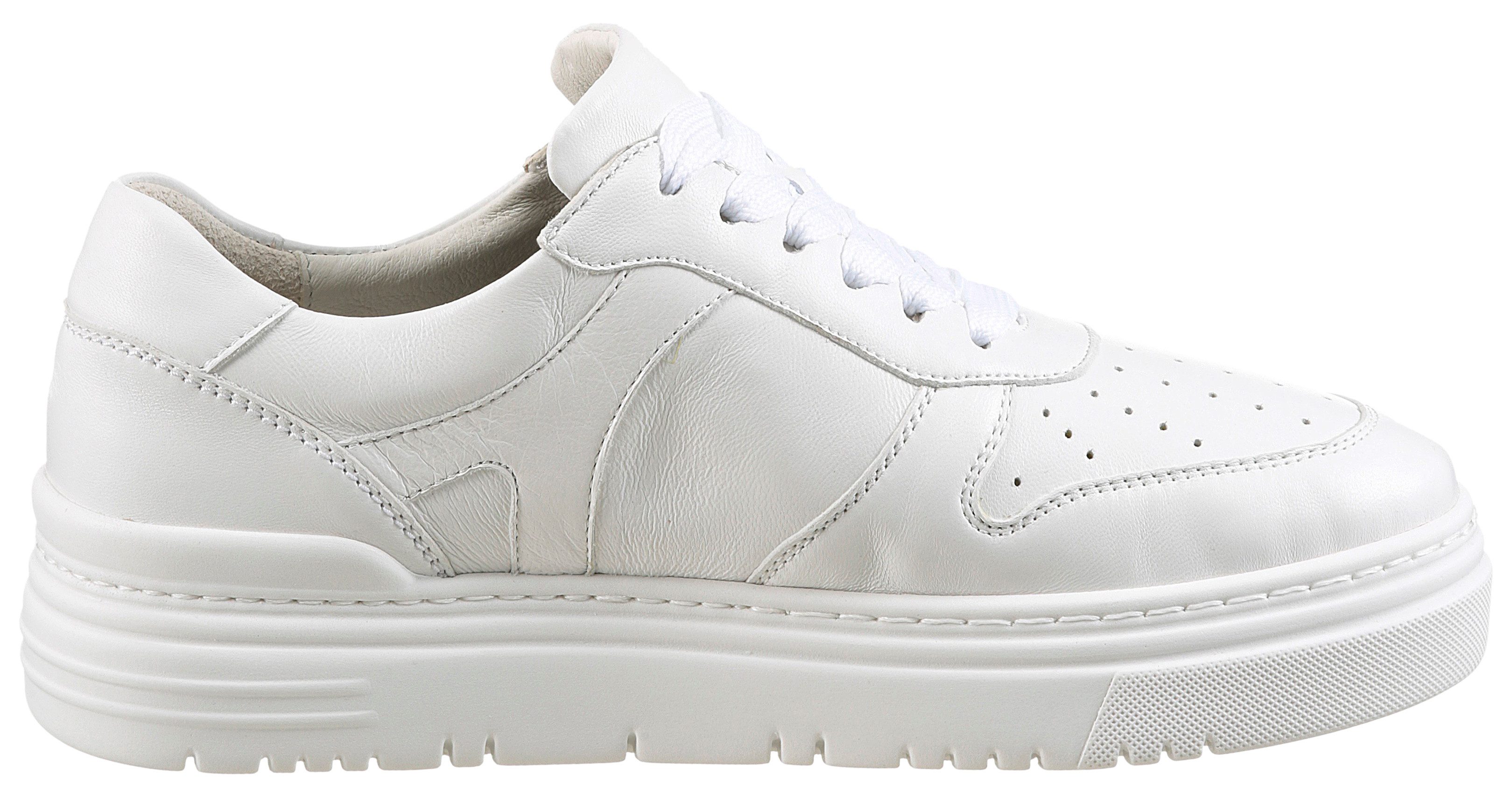 Waldläufer Plateausneakers H-TAMIRA , lage schoen, vrijetijdsschoen, sneaker in comfortbreedte h (= zeer breed)
