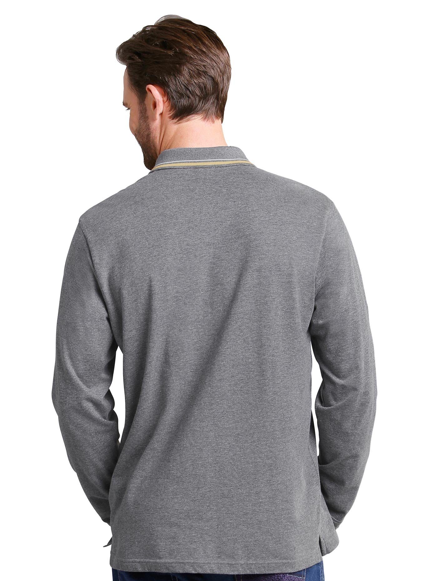 Classic Poloshirt met lange mouwen Poloshirt (1-delig)
