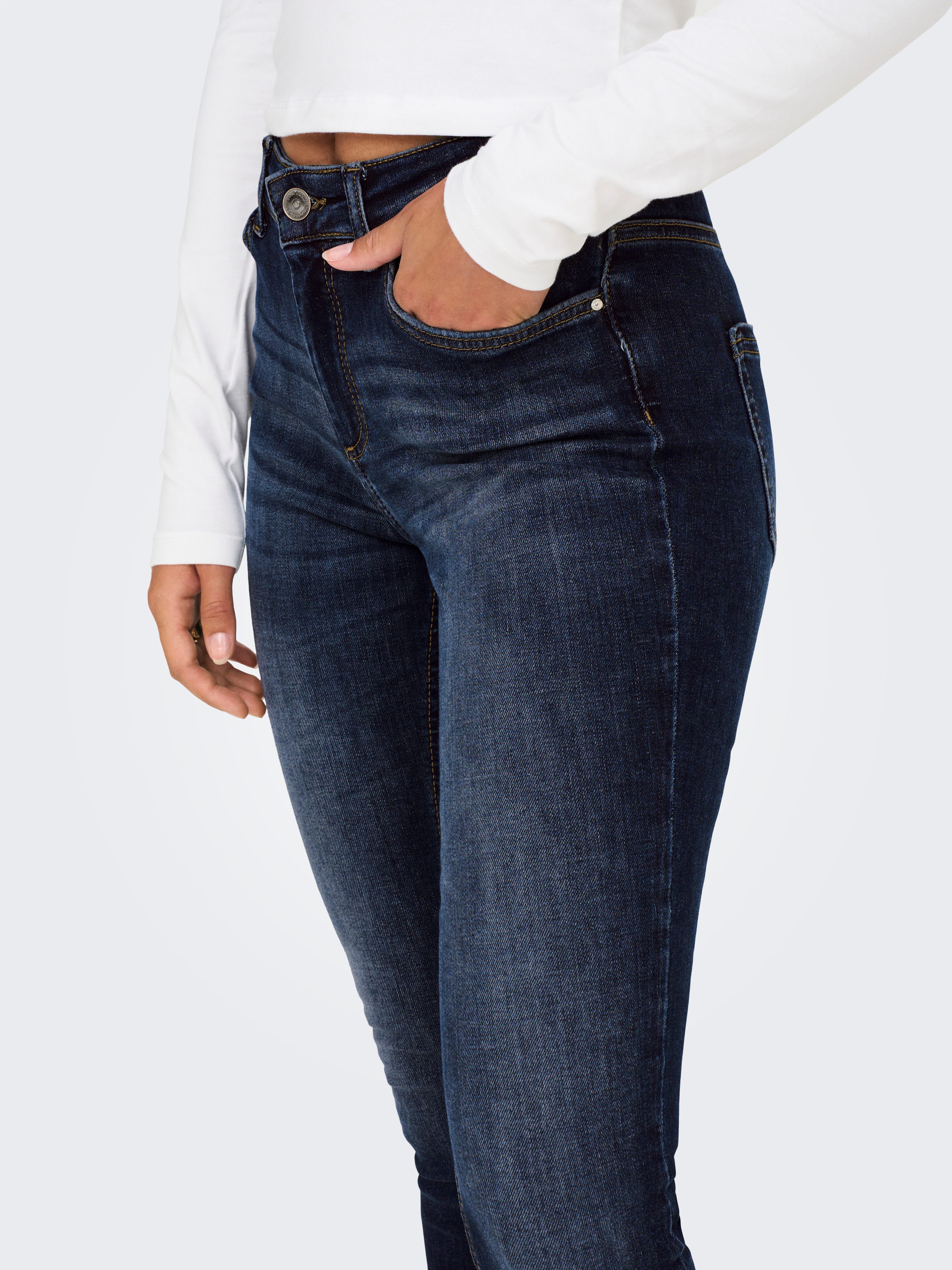 Only Skinny fit jeans ONLBLUSH MID SK ANKLE RW DNM DOT245 NOOS