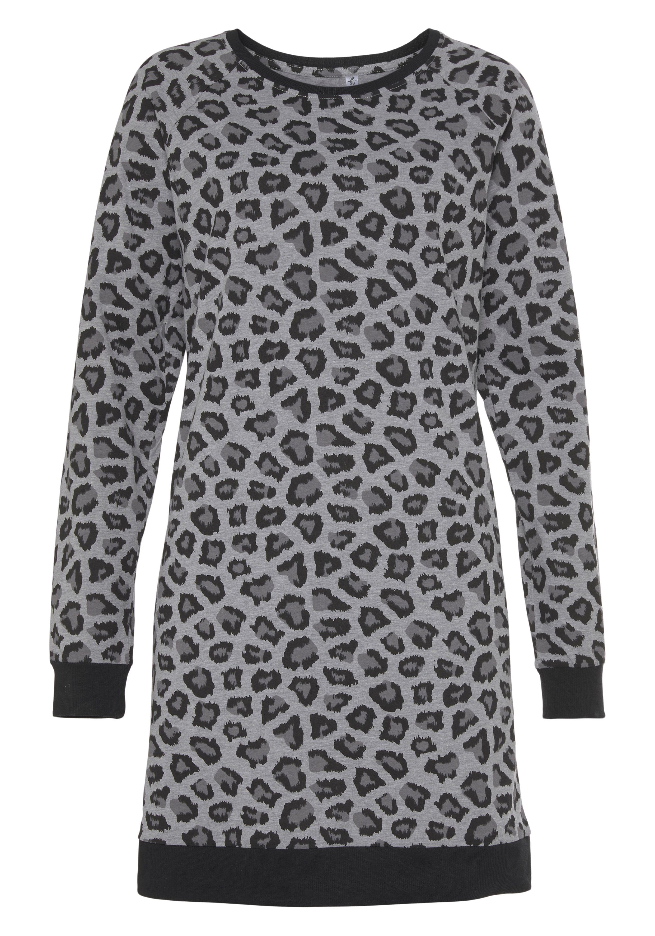 Vivance Dreams Nachthemd met tonale dierenprint