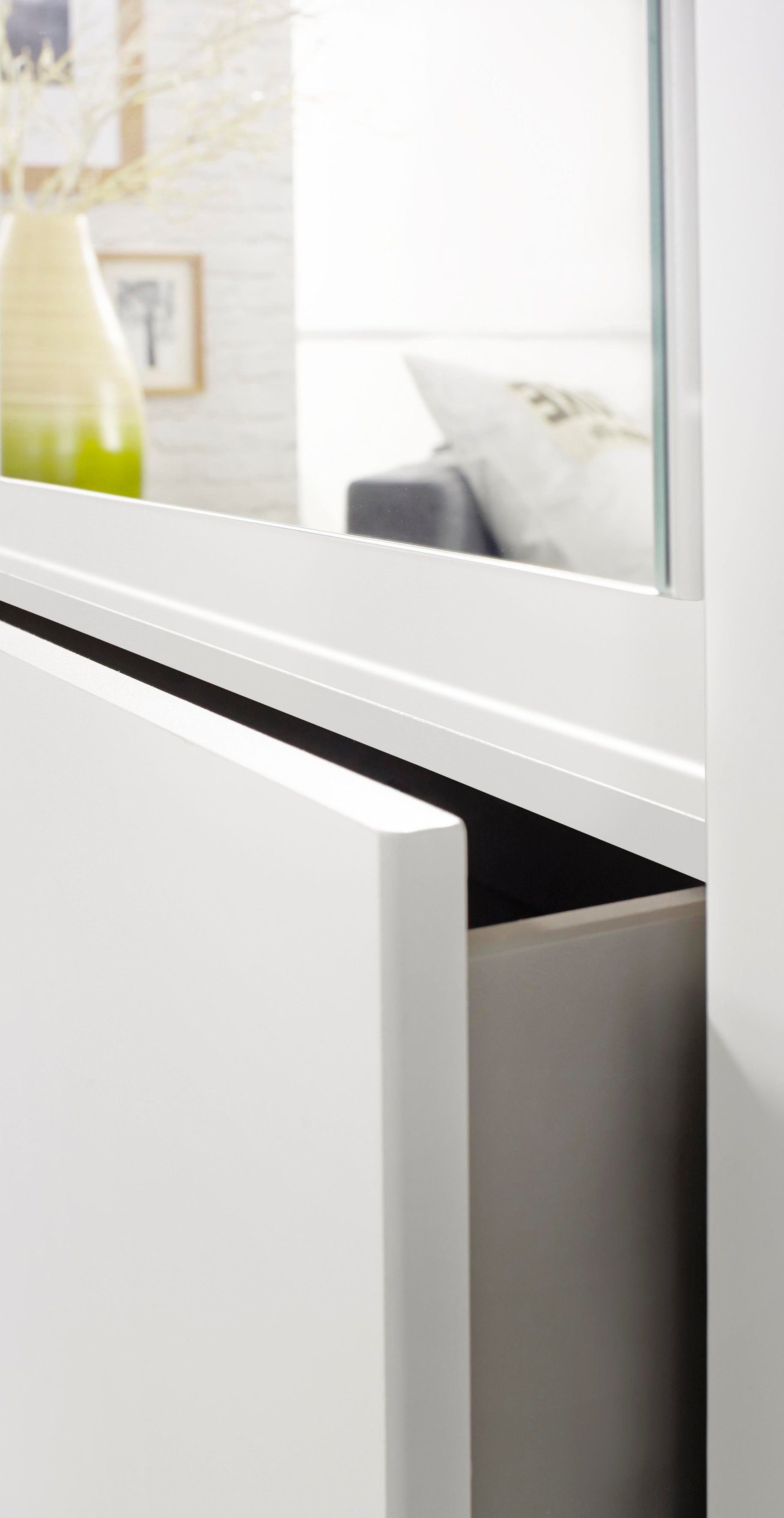 rauch Draaideurkast Mainz met passe-partout optioneel met verlichting, buitendeuren met push-to-openfunctie