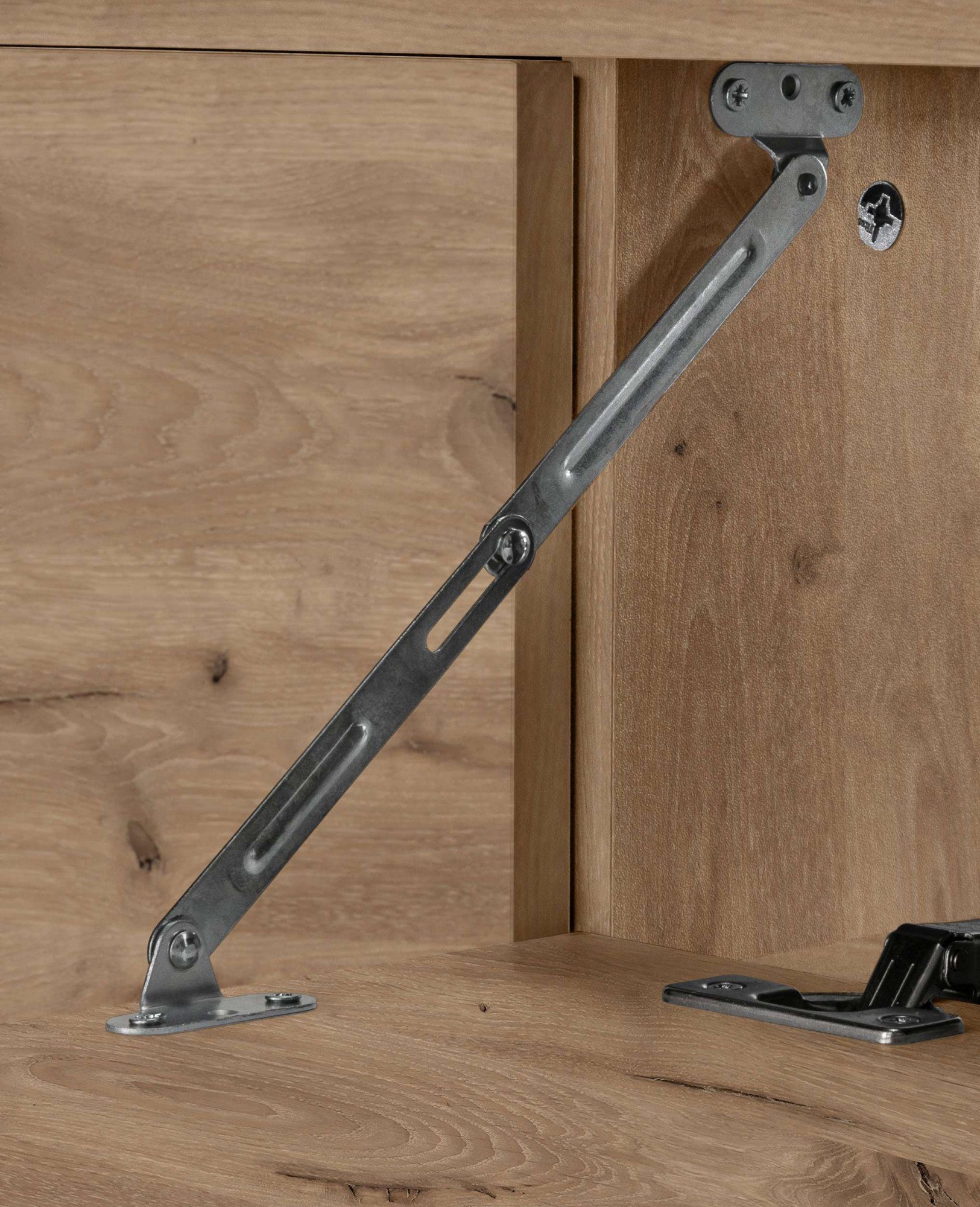 Home affaire Wastafelonderkast Wisla voor wandmontage, sifonaansluiting, push-to-open functie, breedte 80 cm