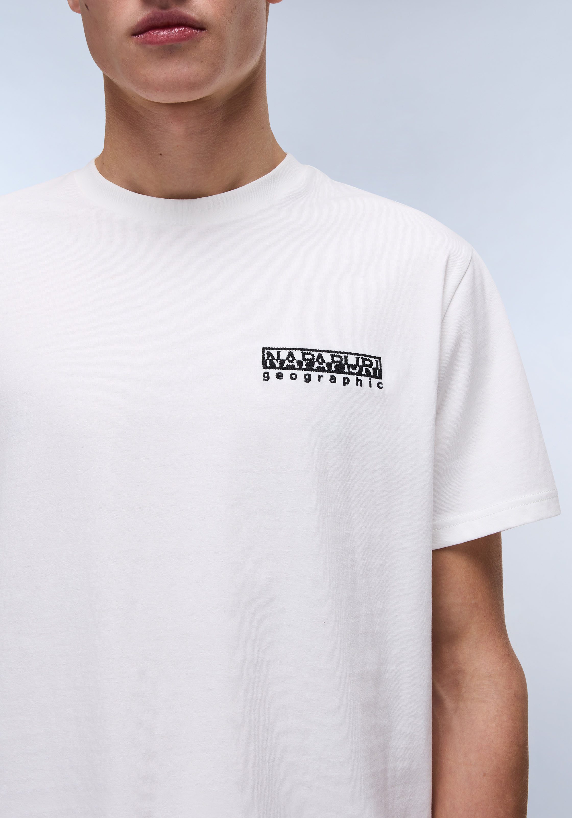 Napapijri Shirt met korte mouwen S-VIGNONI BACK SS Met een ronde hals