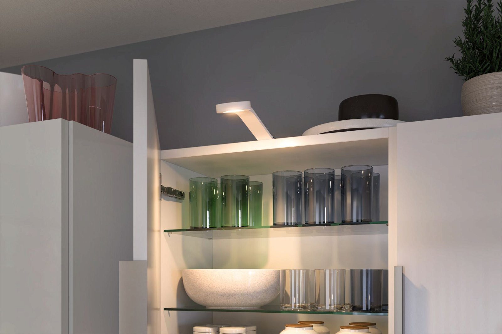 Paulmann Verlichting voor onderkast Clever Connect Spot Mike 2W 2700-6500K 12V wit mat/kunststof (1 stuk)