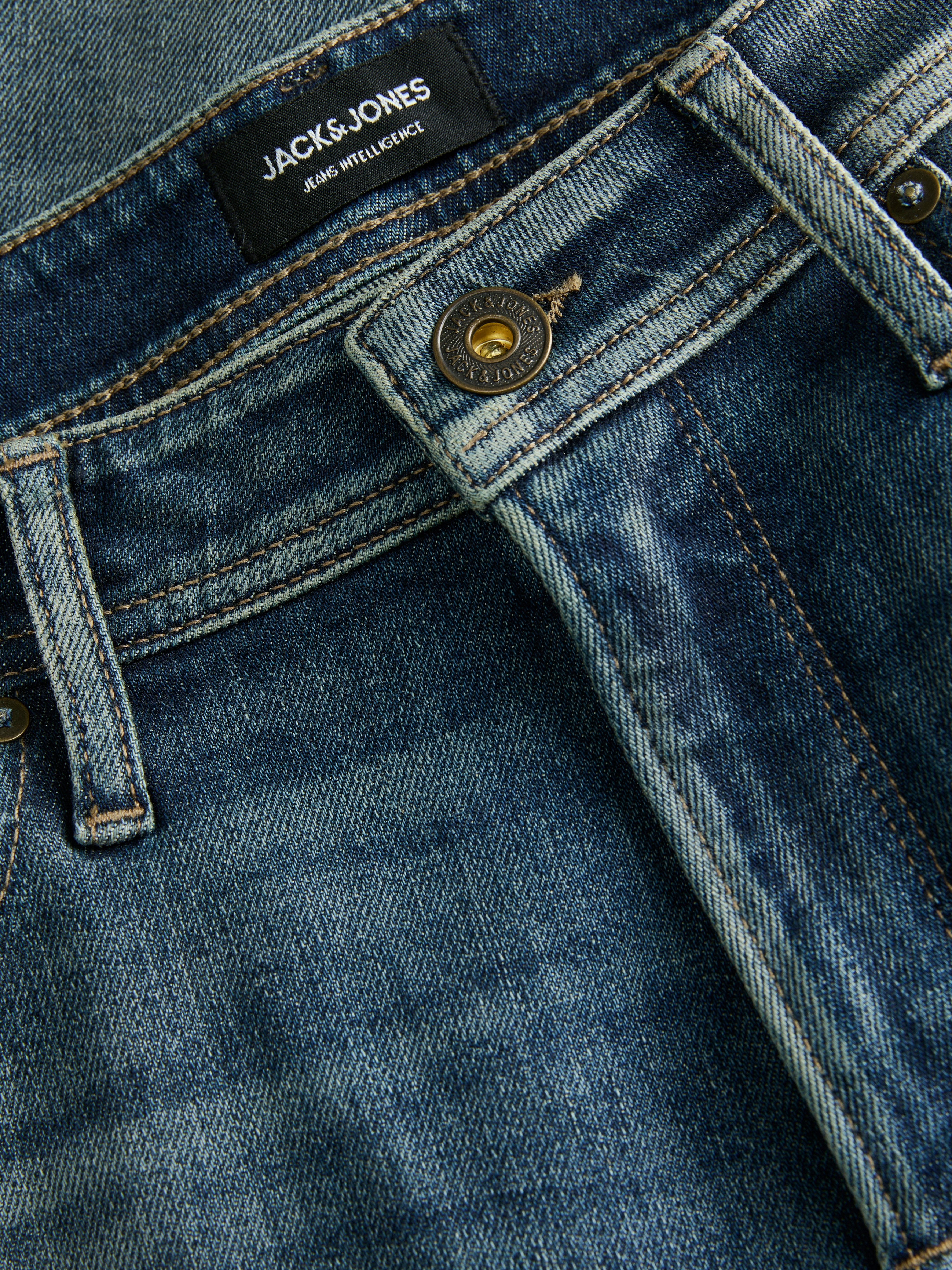 Jack & Jones Regular fit jeans JJICLARK met used-look en stretch voor dagelijks gebruik
