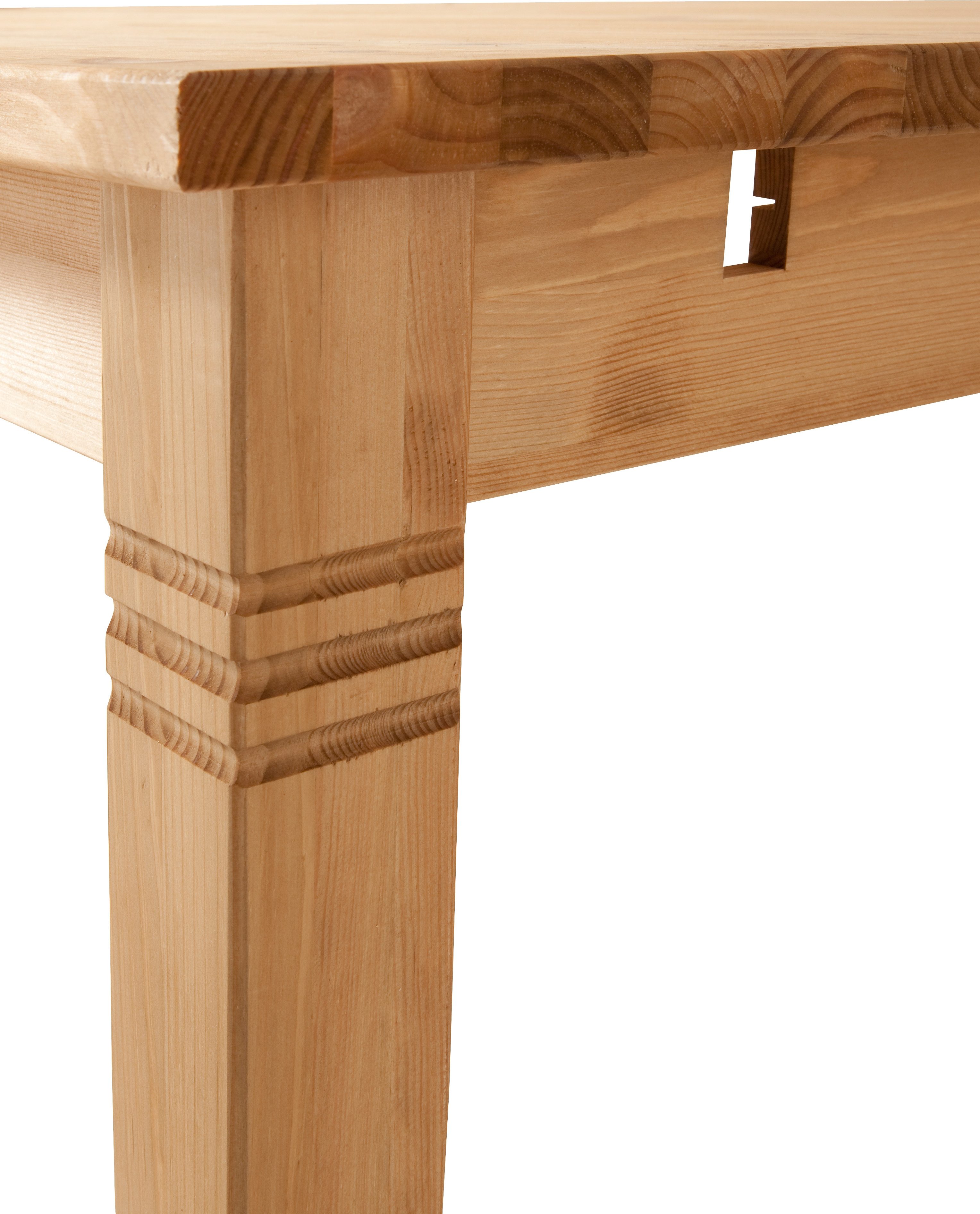 Home affaire Eettafel Danuta keuze met lade, van massief grenen, fsc®-gecertificeerd