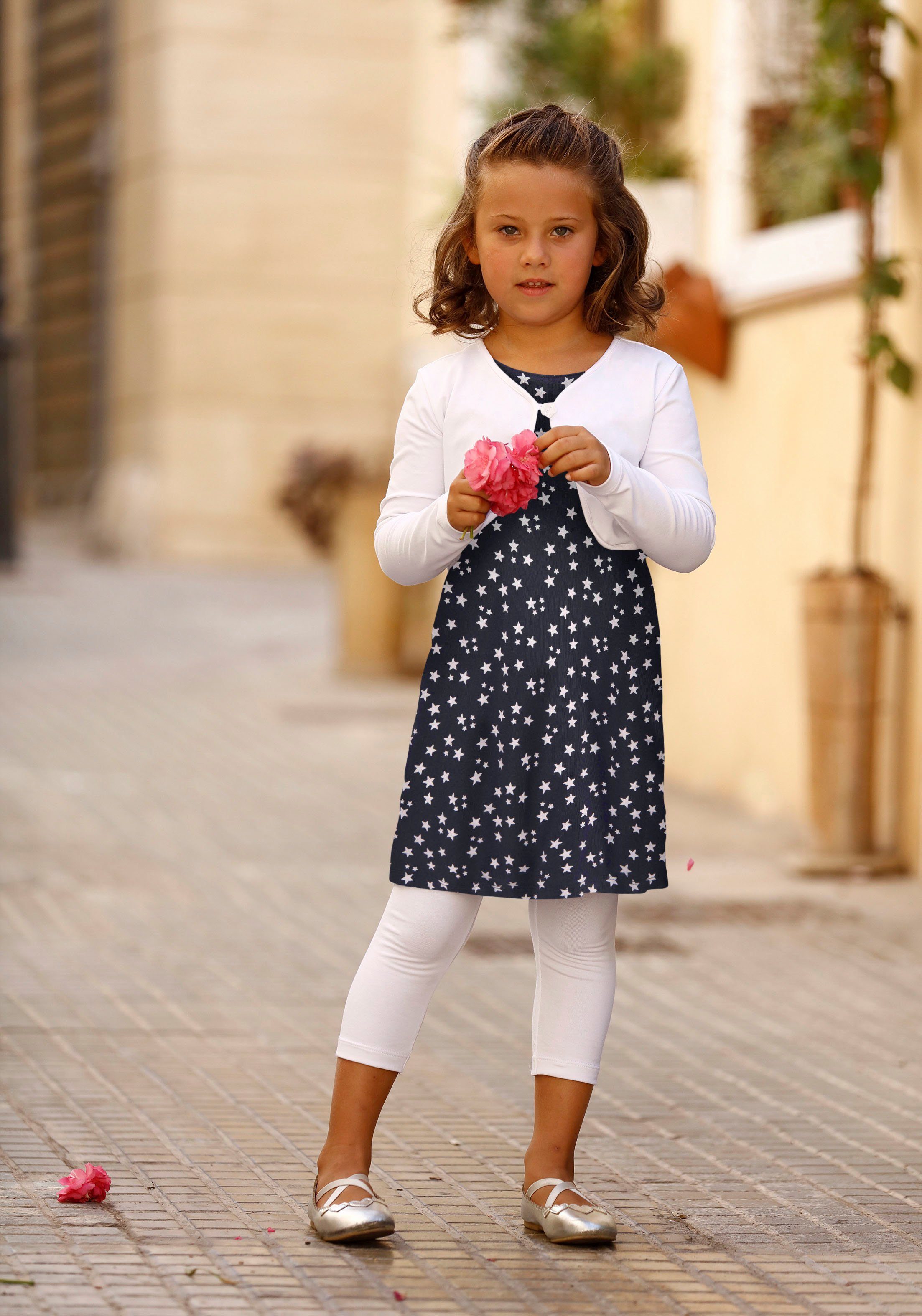 KIDSWORLD bolero, jurk & legging