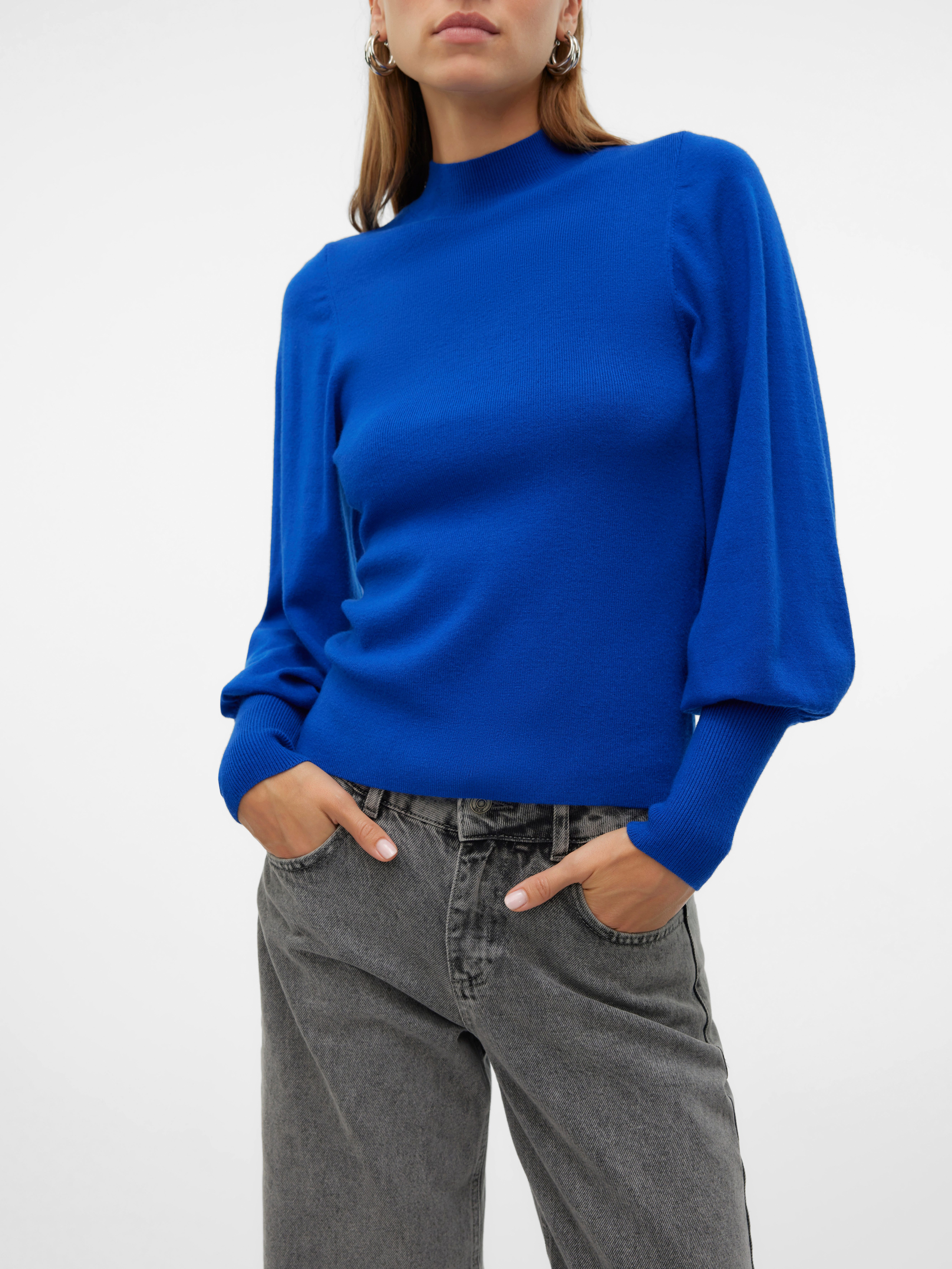 Vero Moda Gebreide trui VMHOLLYKARISPUFF LS HIGHNK PULLOV GA BOO