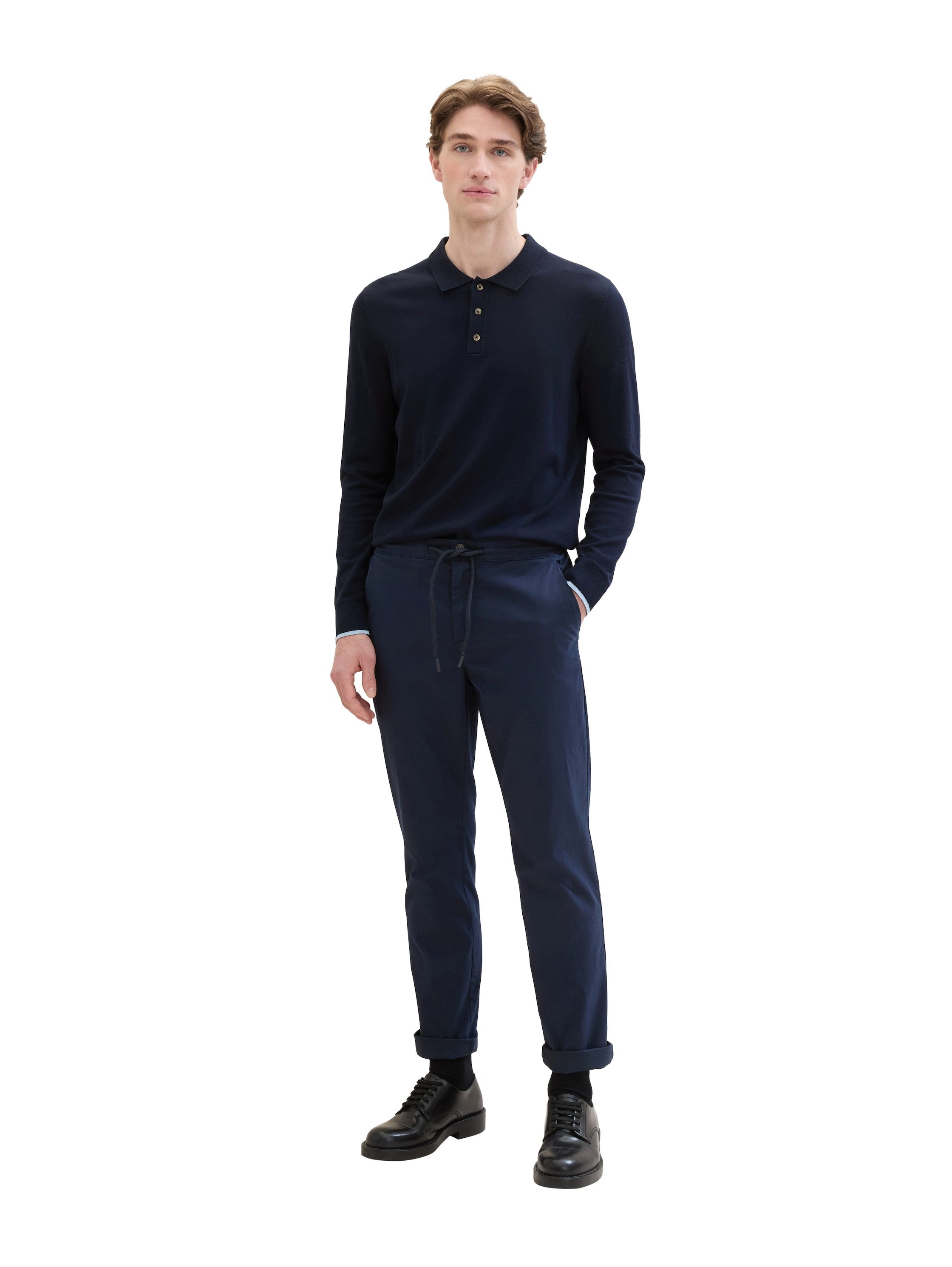 Tom Tailor Chino met tech materiaal