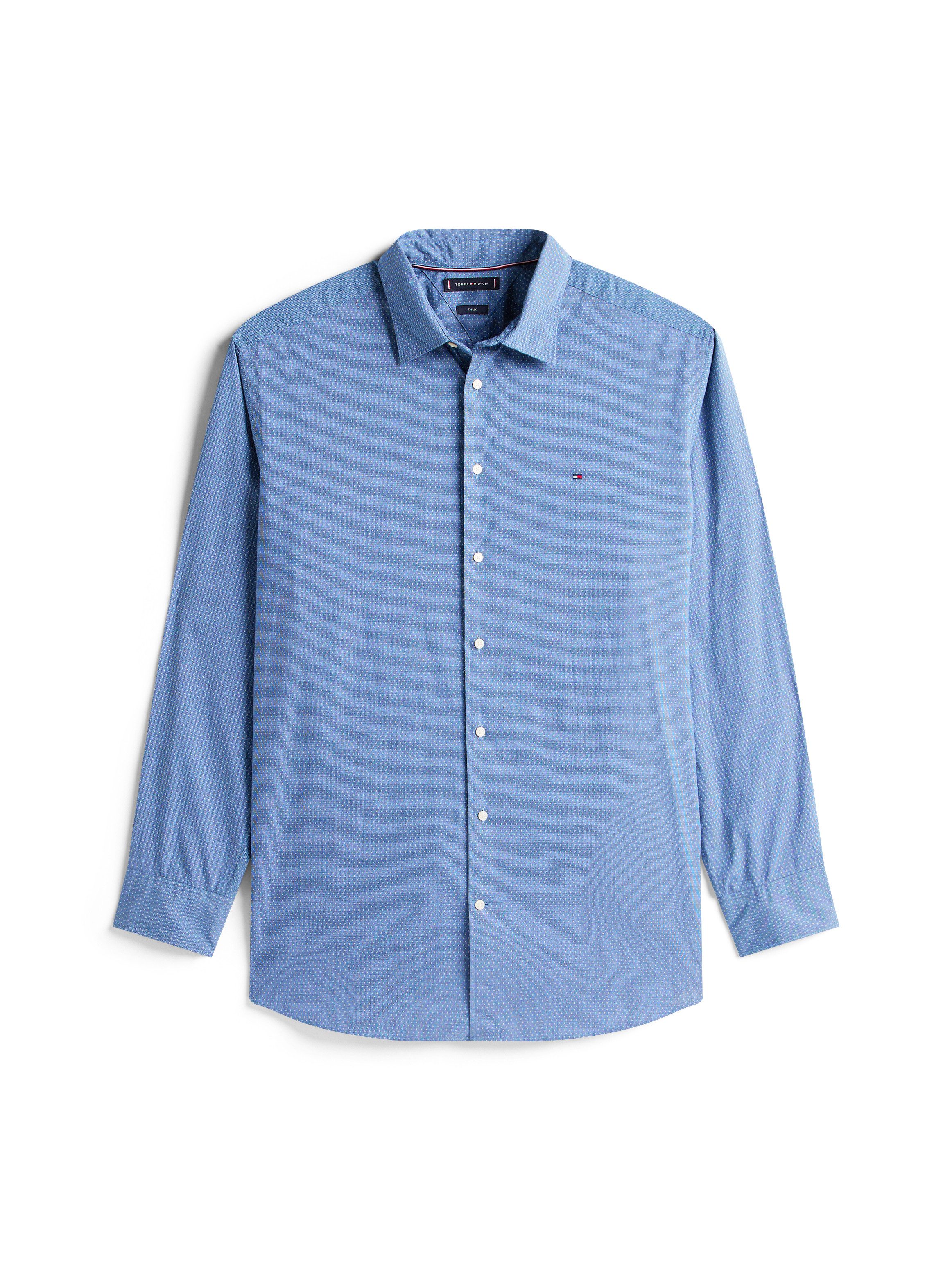 Tommy Hilfiger Overhemd met lange mouwen BT-FLEX POPLIN MINI PNT RF SRT-B