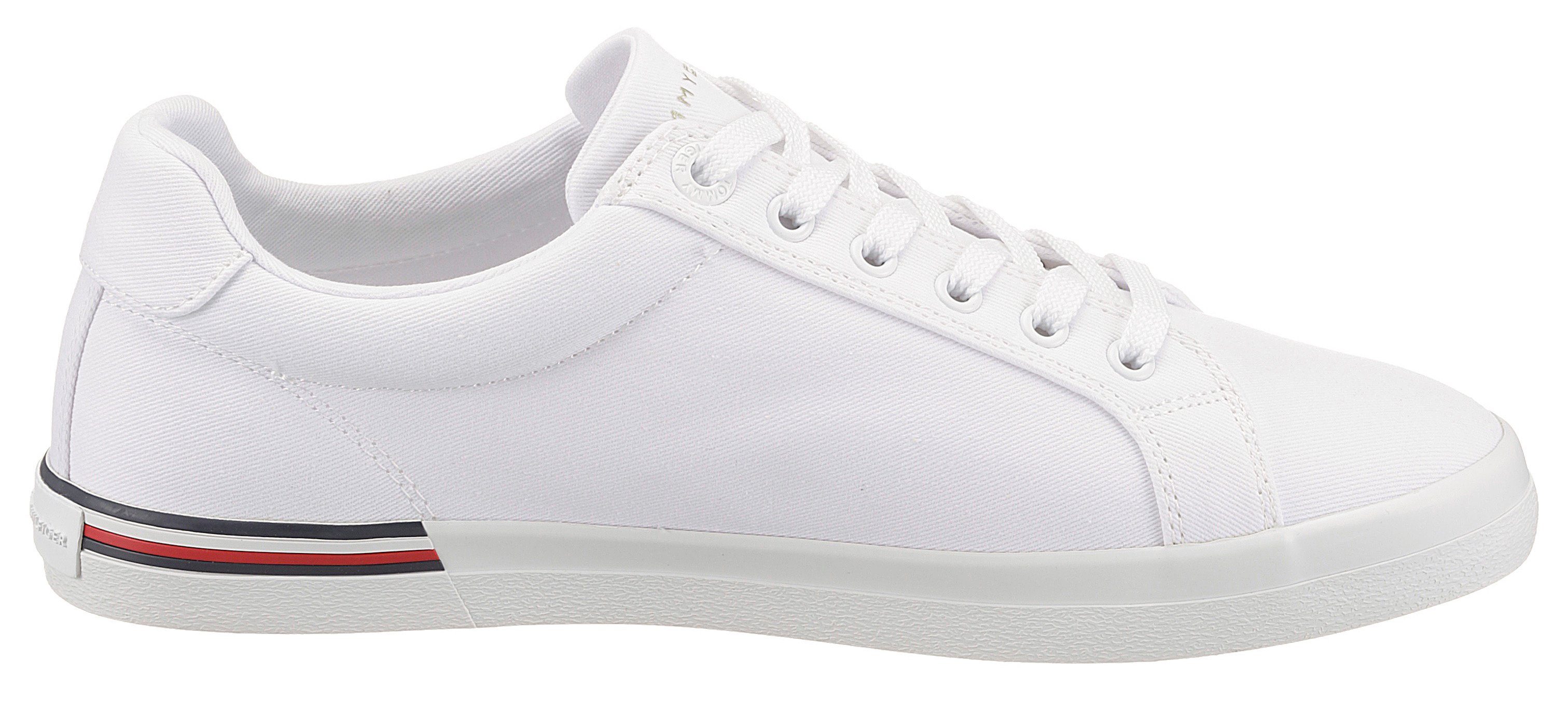 Tommy Hilfiger Sneakers ESSENTIAL STRIPES SNEAKER met strepen in de loopzool, vrijetijdsschoen, lage schoen, veterschoen