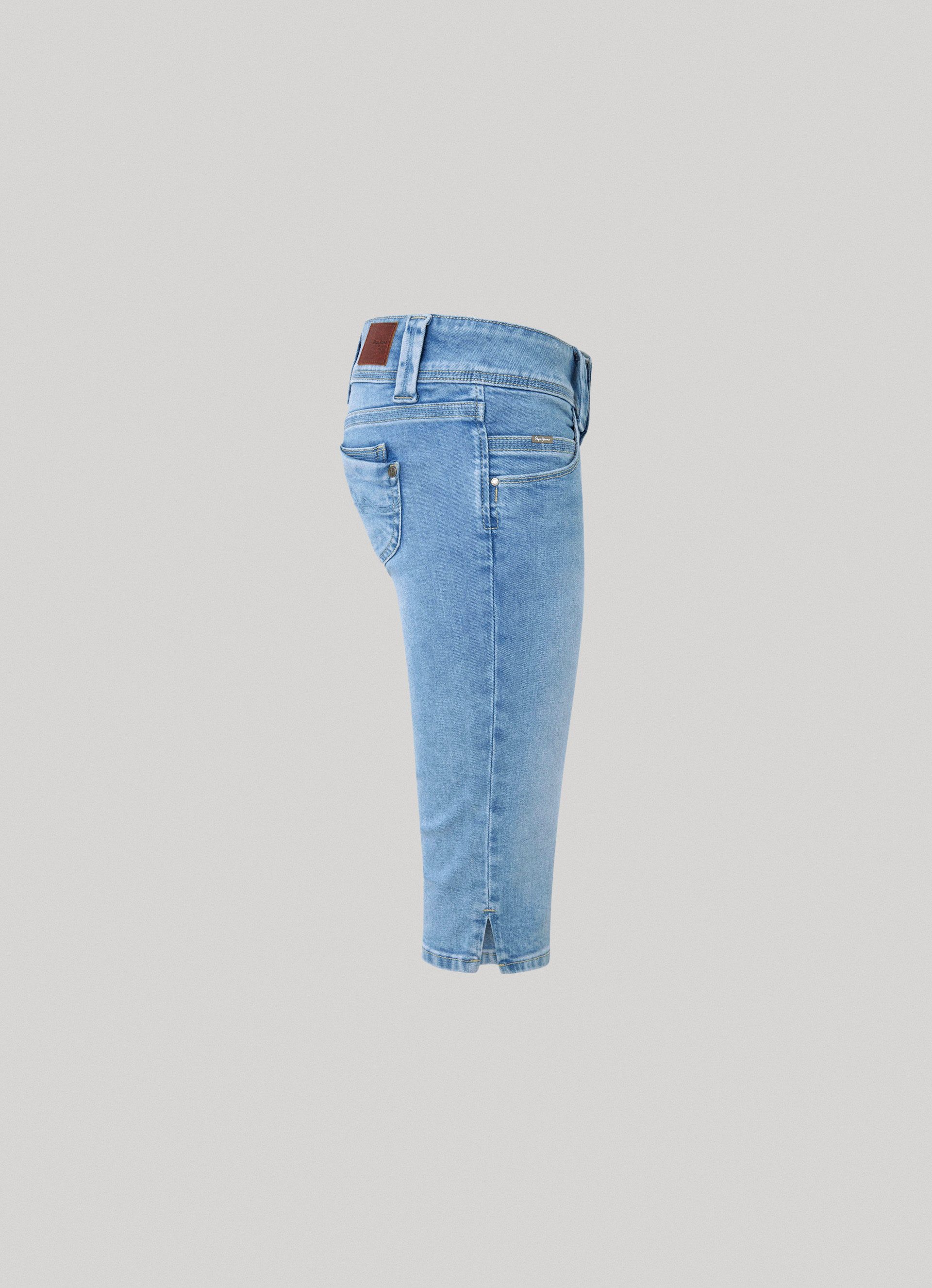 Pepe Jeans Slim fit jeans Shorts SLIM CROP LW