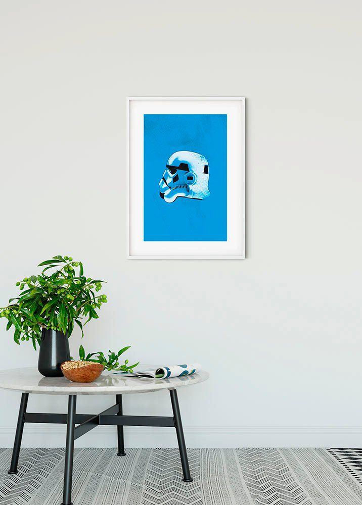 Komar Wanddecoratie Star Wars Classic Helmets Stormtrooper Wanddecoratie voor de kinderkamer - zonder lijst (1 stuk)