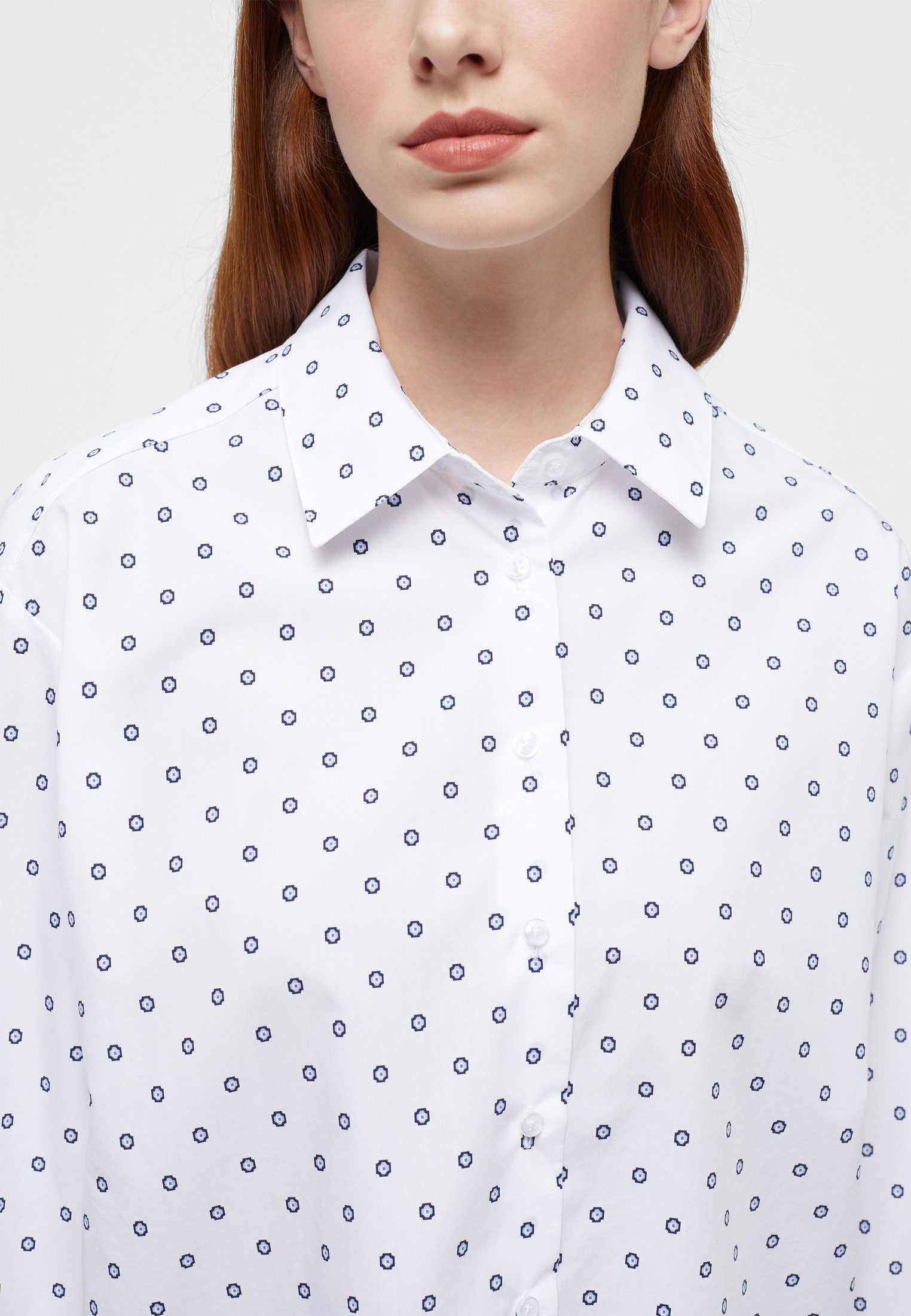Eterna Overhemdblouse Oversized fit