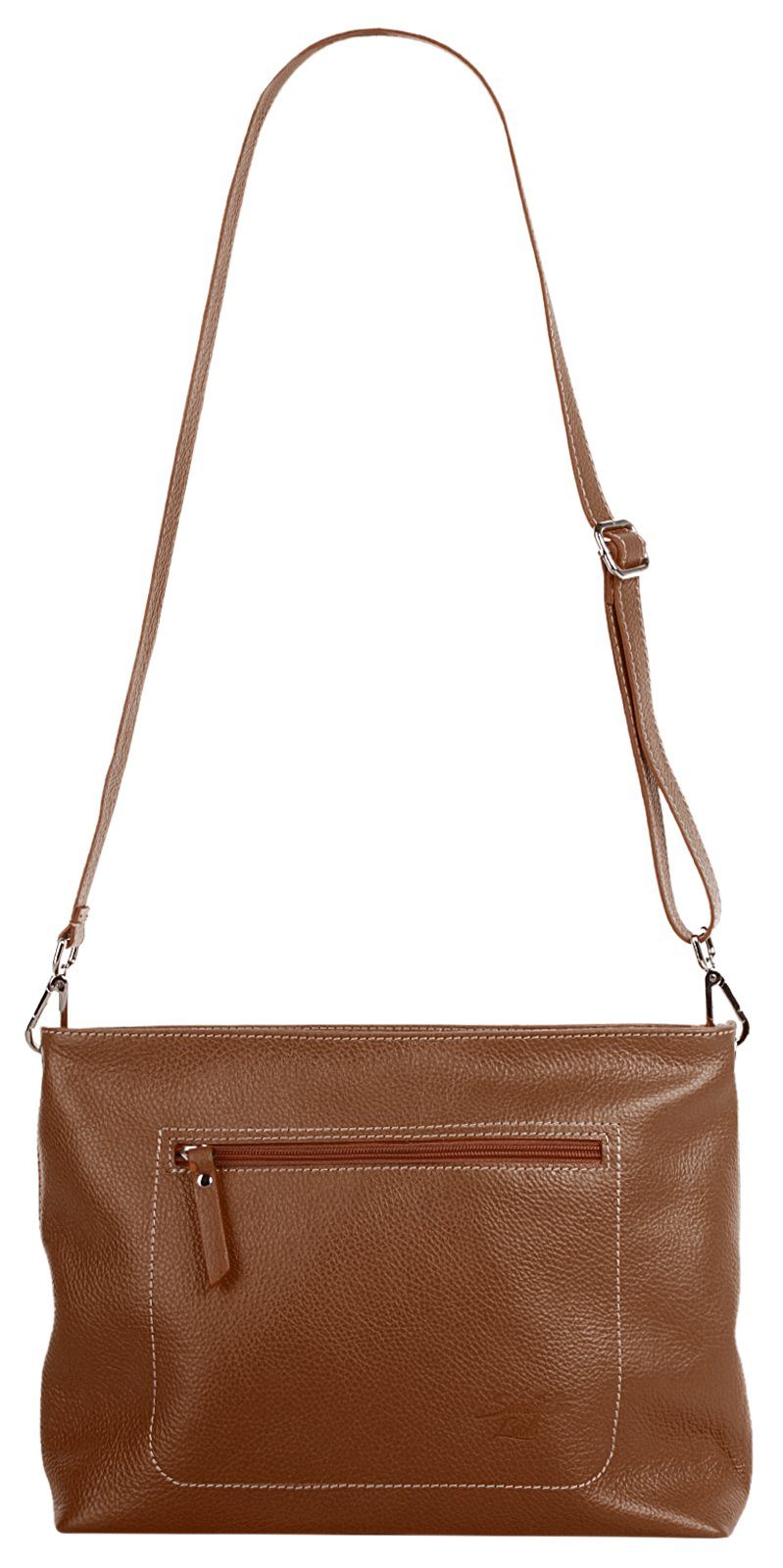 Samantha Look Schoudertas echt leer, made in italy