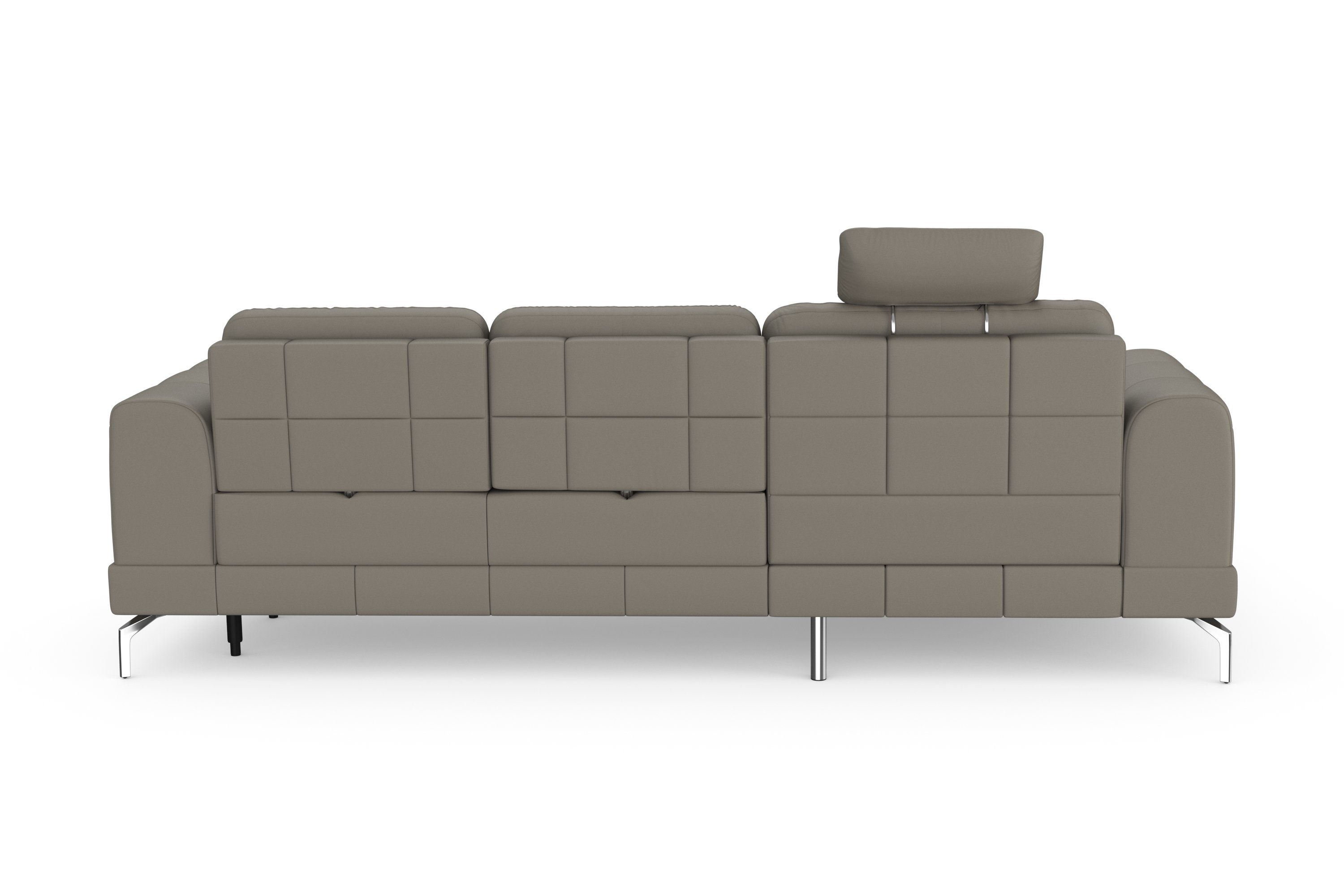 sit&more Hoekbank Bendigo L-vorm inclusief zitdiepteverstelling, bodemvrijheid 15 cm, 2 pootkleuren