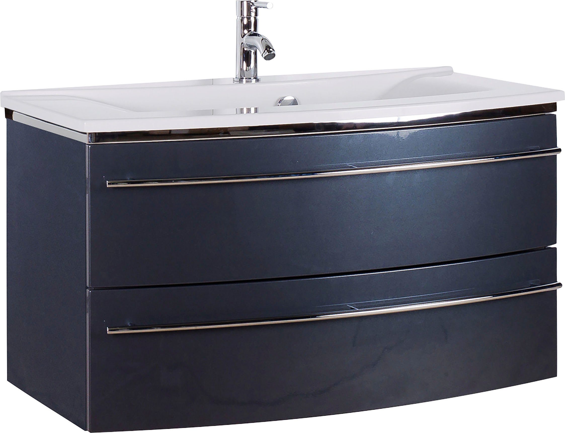 MARLIN Wastafelonderkast 3040 breedte 92,4 cm wastafelmeubels grijs
